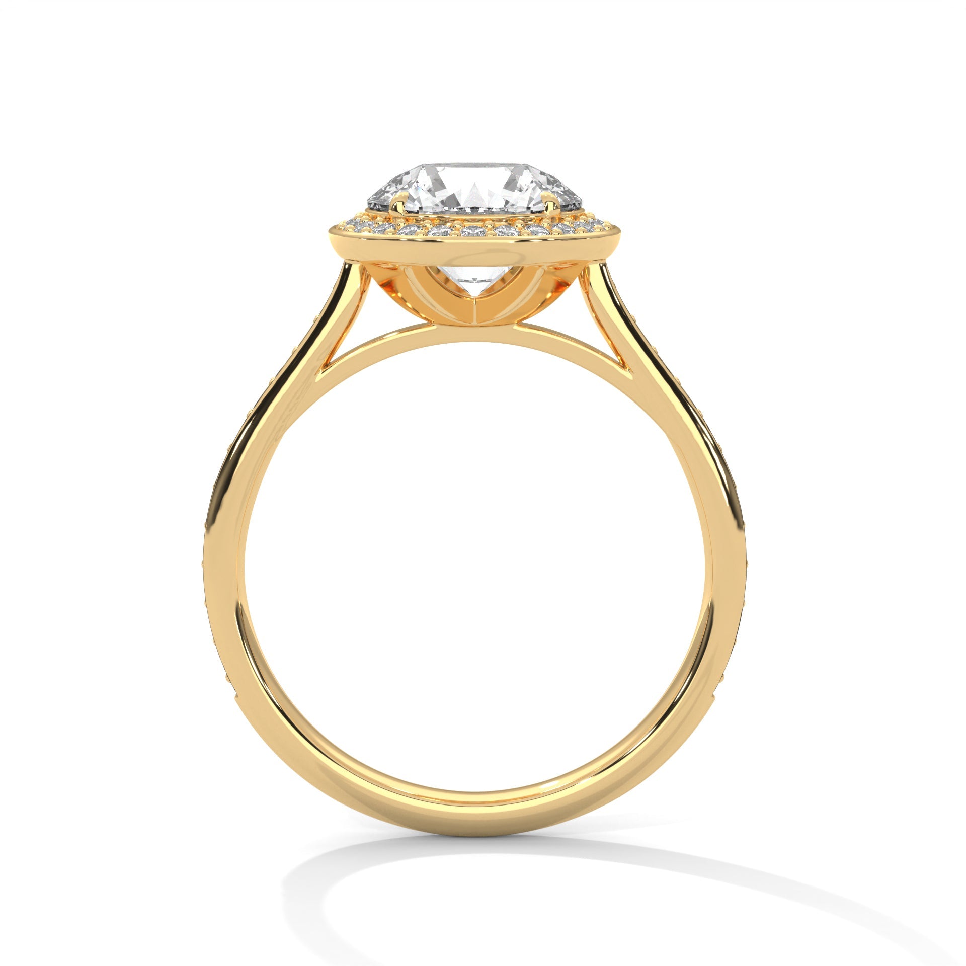 Ethereal Glow 1CT Round Lab-Grown Diamond Engagement Ring | 1.34 CTW