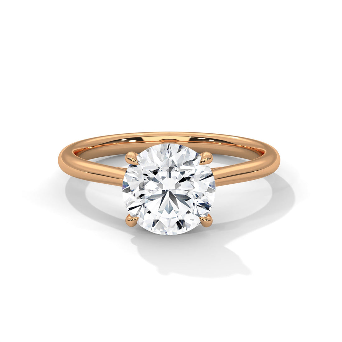 Timeless 1ct Round Lab-Grown Diamond Engagement Ring | E-VS1
