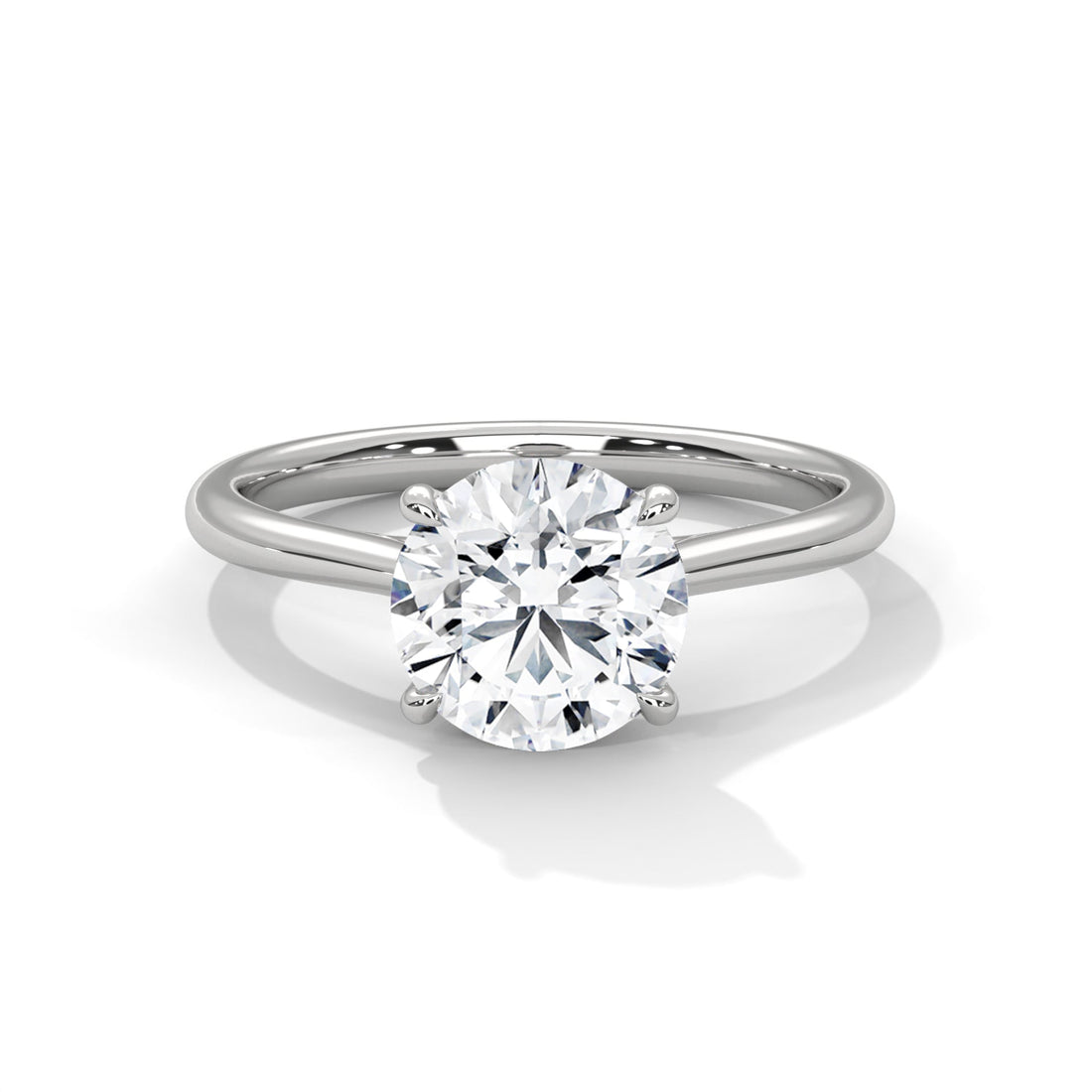 Timeless 1ct Round Lab-Grown Diamond Engagement Ring | E-VS1