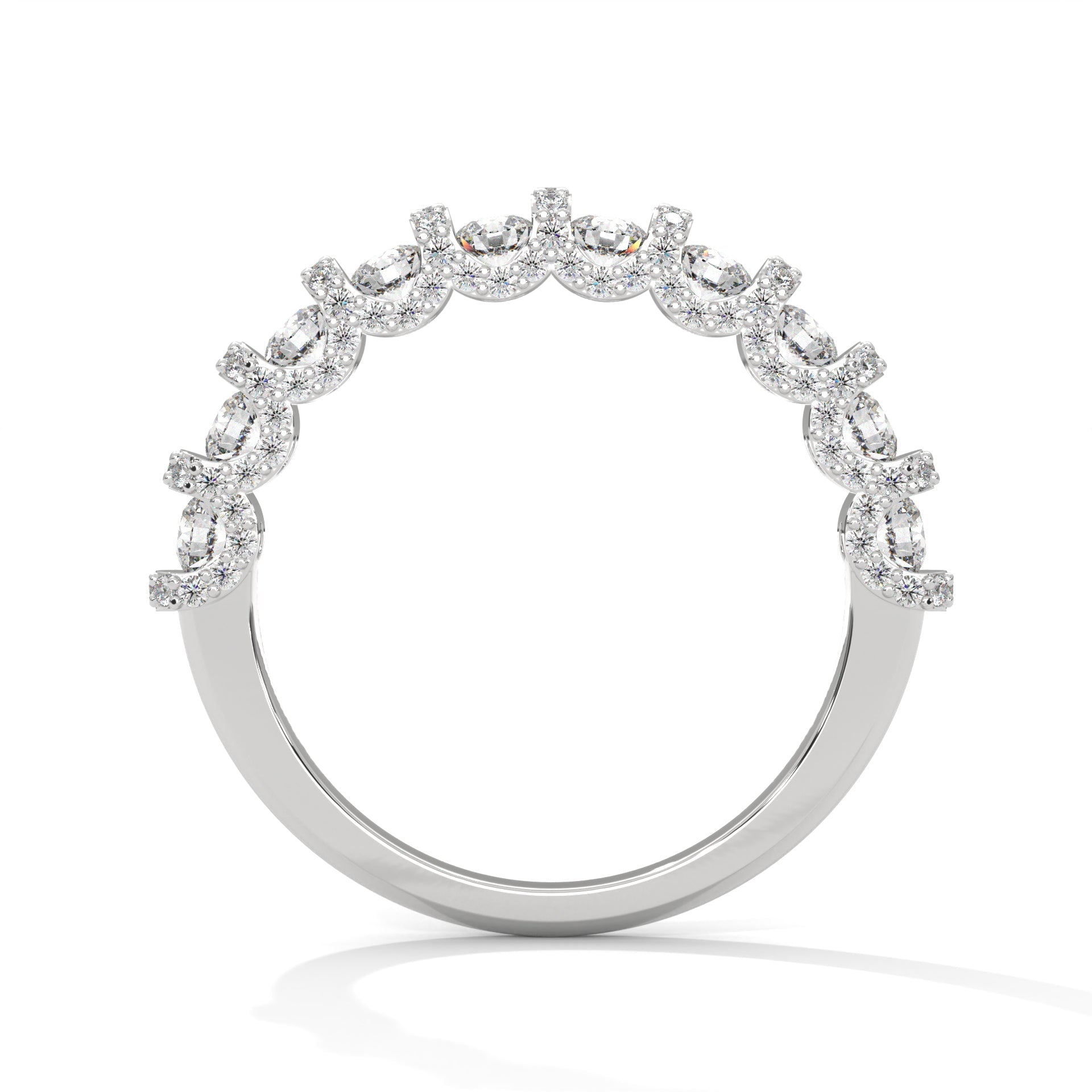 14K & 18K Gold Round Diamond Full-Eternity Band Ring | 1.27 CTW