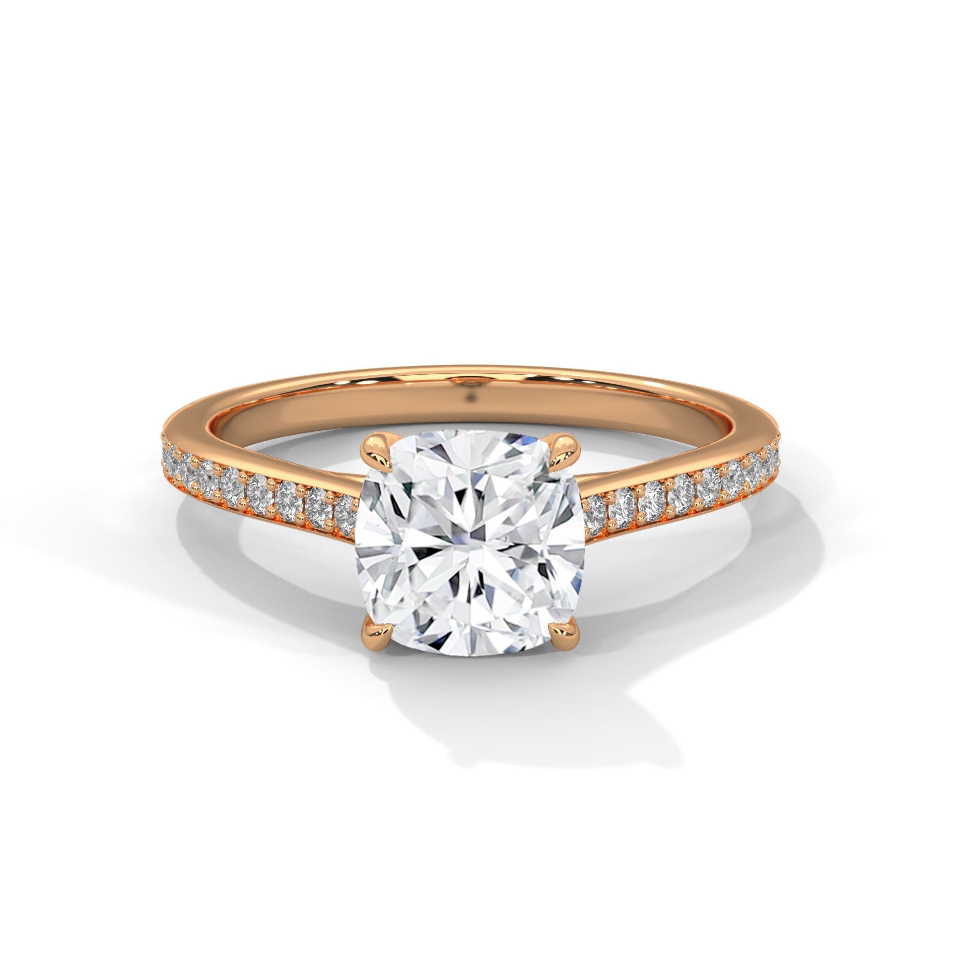 Eternal Glow Cushion-Cut Lab Diamond Engagement Ring | 2.24 CTW