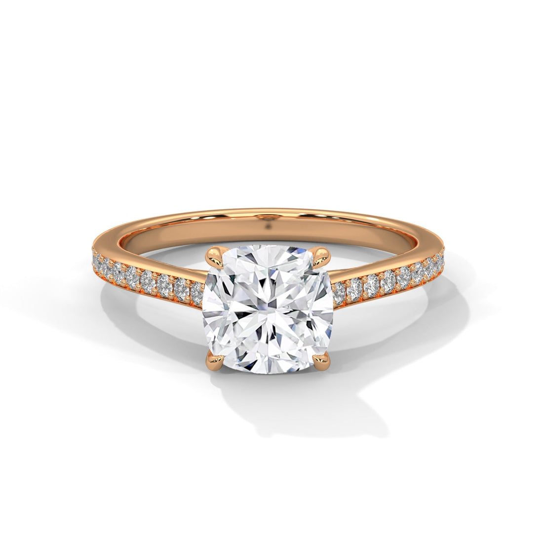 Eternal Glow Cushion-Cut Lab Diamond Engagement Ring | 2.24 CTW