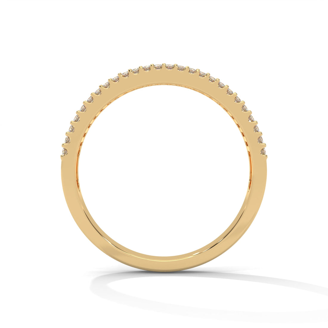 14K & 18K Gold Baguette and Round Diamond Multi-Row Band Ring | 0.76 CTW