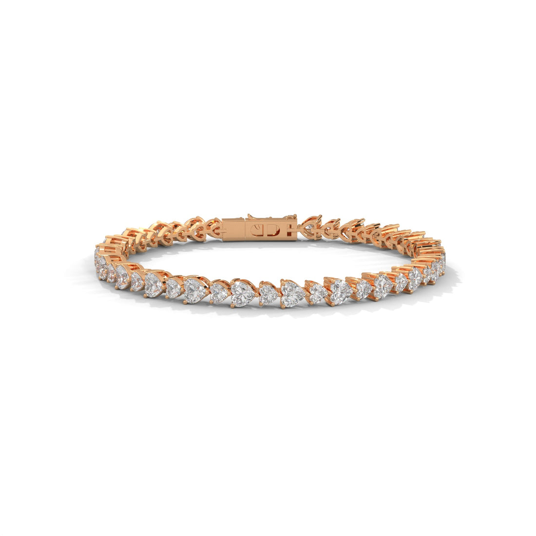 EternalHeart Heart-Cut Lab-Grown Diamond Tennis Bracelet | 10.4 CTW