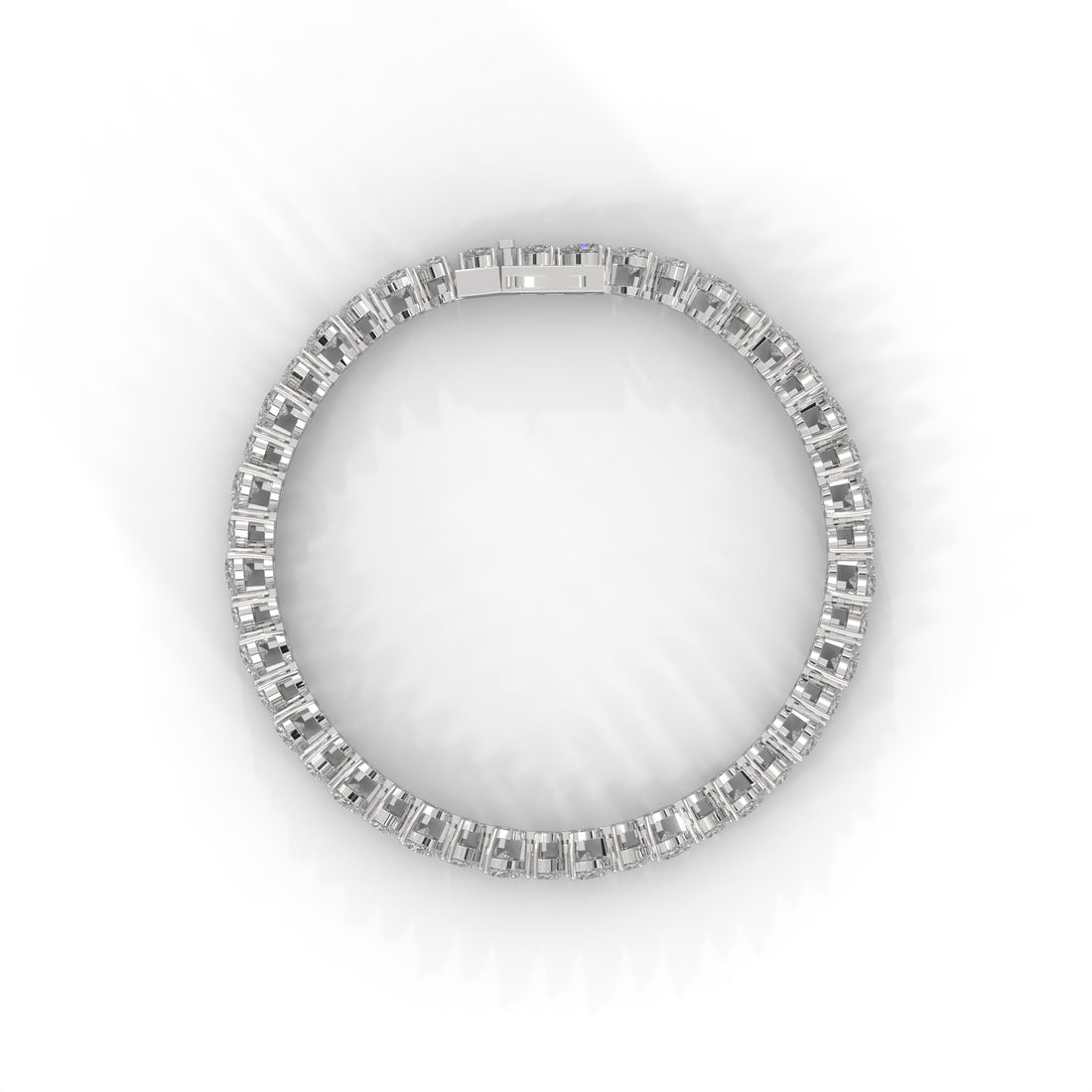 EternalHeart Heart-Cut Lab-Grown Diamond Tennis Bracelet | 10.4 CTW