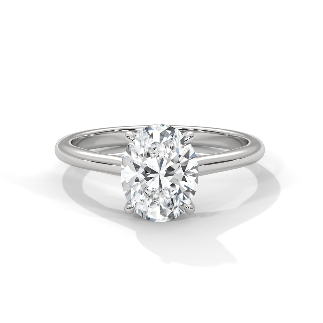 Radiance 2.0ct Oval Lab Diamond Engagement Ring | E VS1