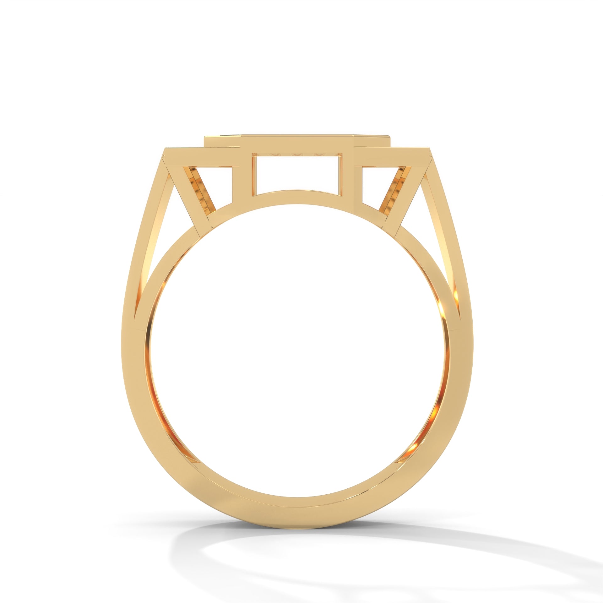 Prestige 0.73 CTW Round Lab-Grown Diamond Octagon Men's Ring