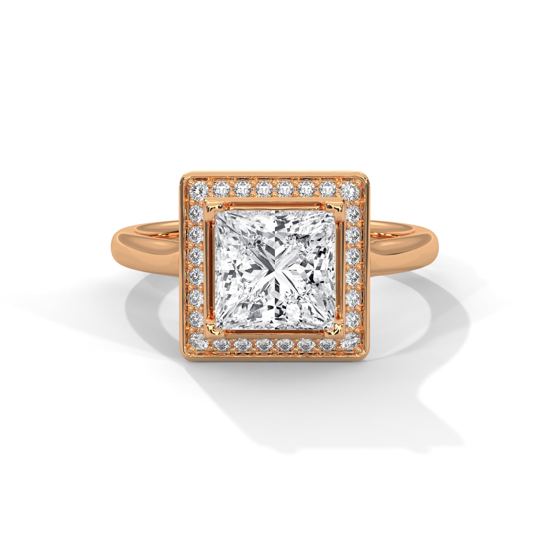 Regal 1.5CT Princess Lab-Grown Diamond Engagement Ring | 1.68 CTW