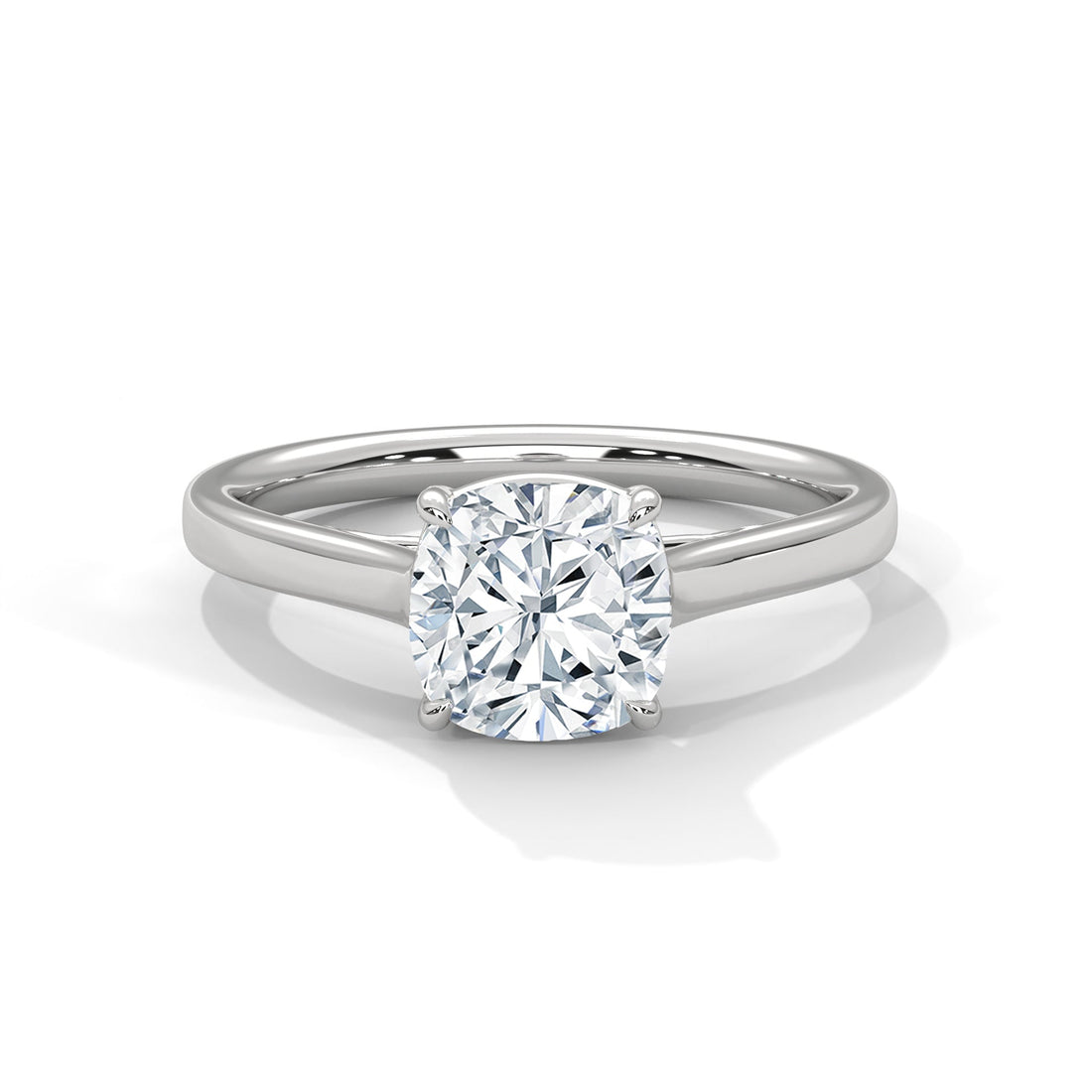 Timeless Radiance 1.5 CTW Lab Grown Diamond Cushion-Cut Solitaire Ring | E VS1