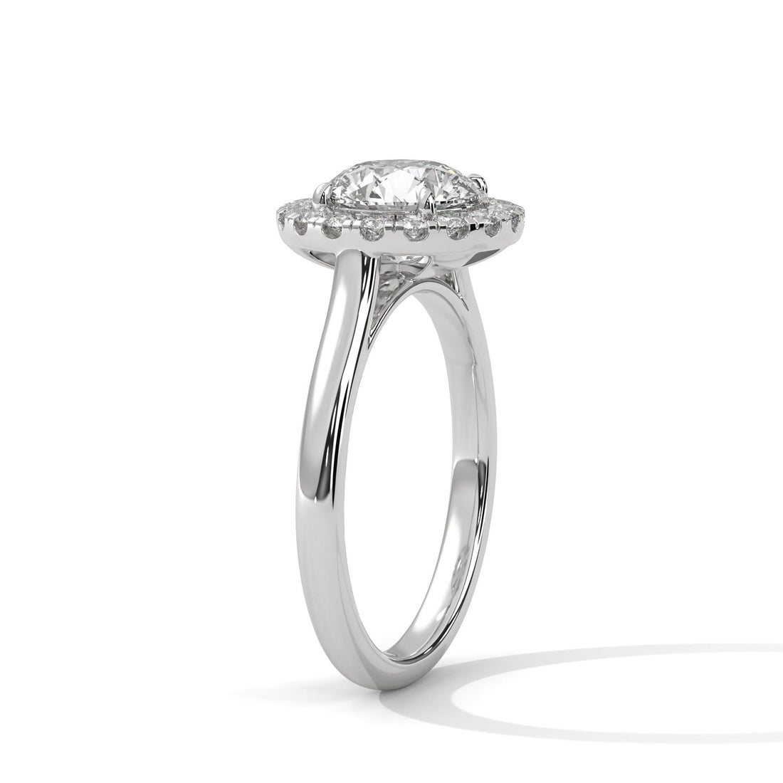 Radiance 1 CT Round-Cut Lab Grown Diamond Halo Ring | 1.32 CTW