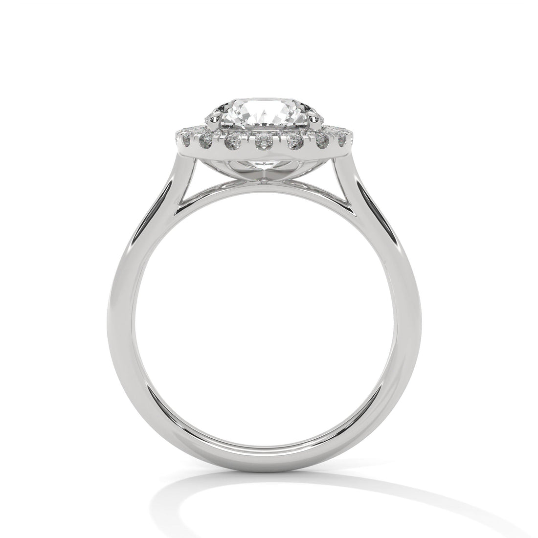 Celestial Glow 1.5 CT Round-Cut Lab Grown Diamond Halo Ring | 1.82 CTW