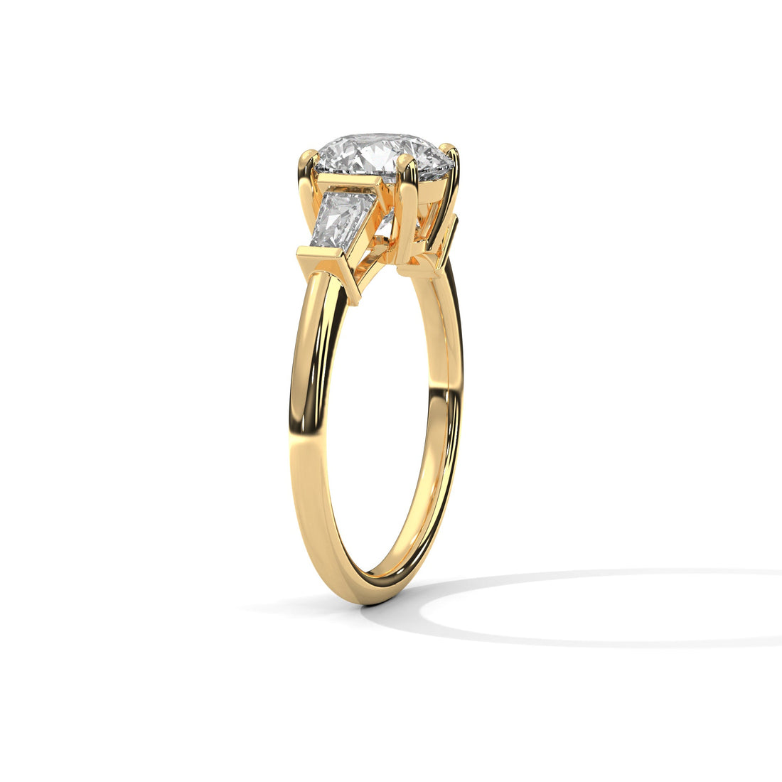 Elegance 1CT Round Lab-Grown Diamond Engagement Ring | 1.58 CTW