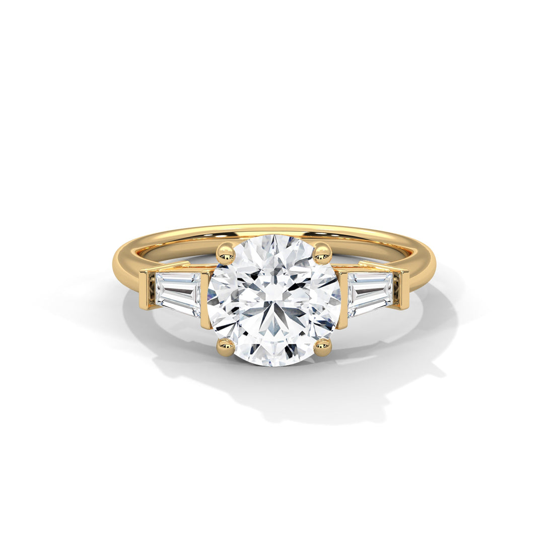 Elegance 1CT Round Lab-Grown Diamond Engagement Ring | 1.58 CTW