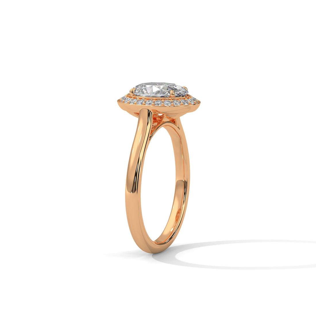 Halo Enchantment 1.5CT Oval Lab-Grown Diamond Engagement Ring | 1.68 CTW