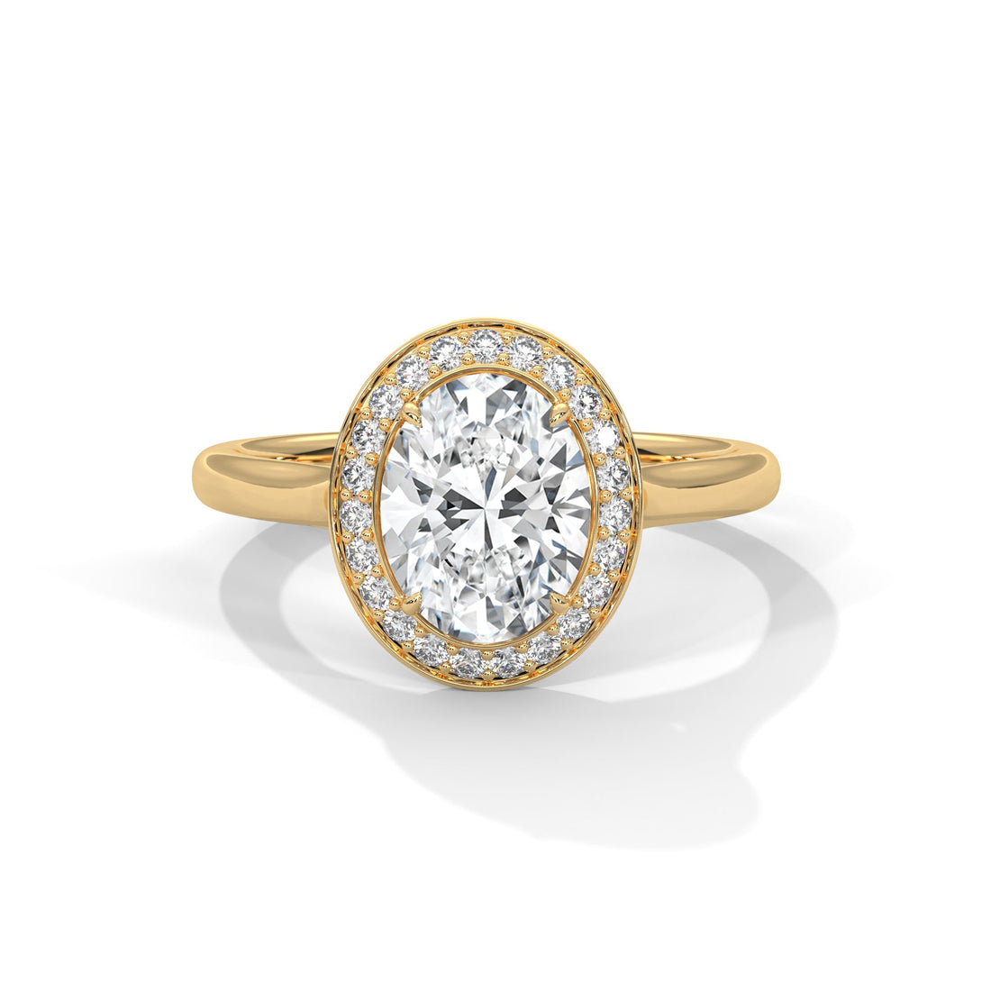 Halo Enchantment 1.5CT Oval Lab-Grown Diamond Engagement Ring | 1.68 CTW