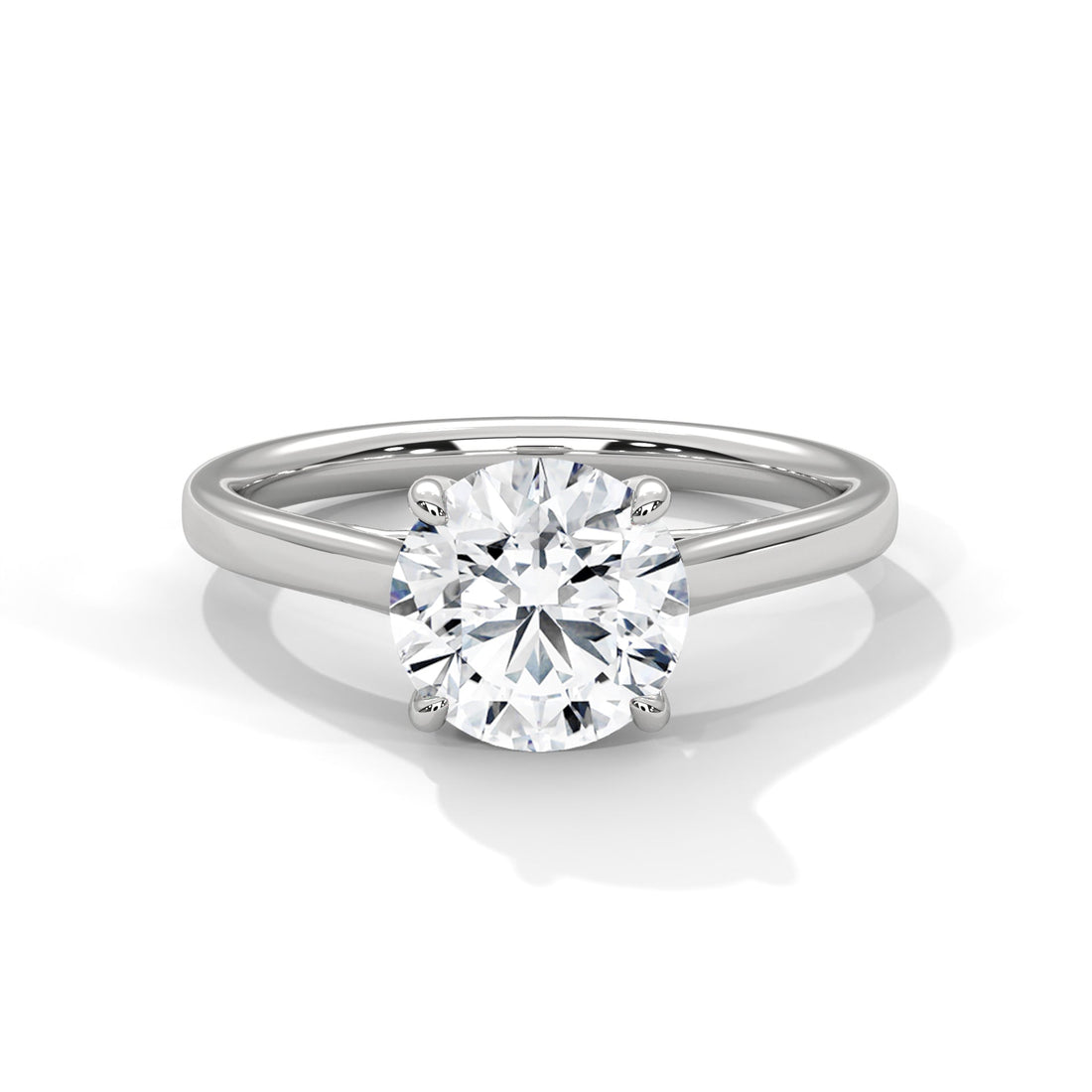Brilliant Essence 1.5 CT Round-Cut Lab Grown Diamond Solitaire Ring