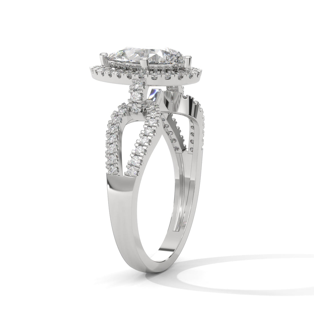 The Luminary Teardrop 2.32 CTW Marquise-Cut Diamond Engagement Ring
