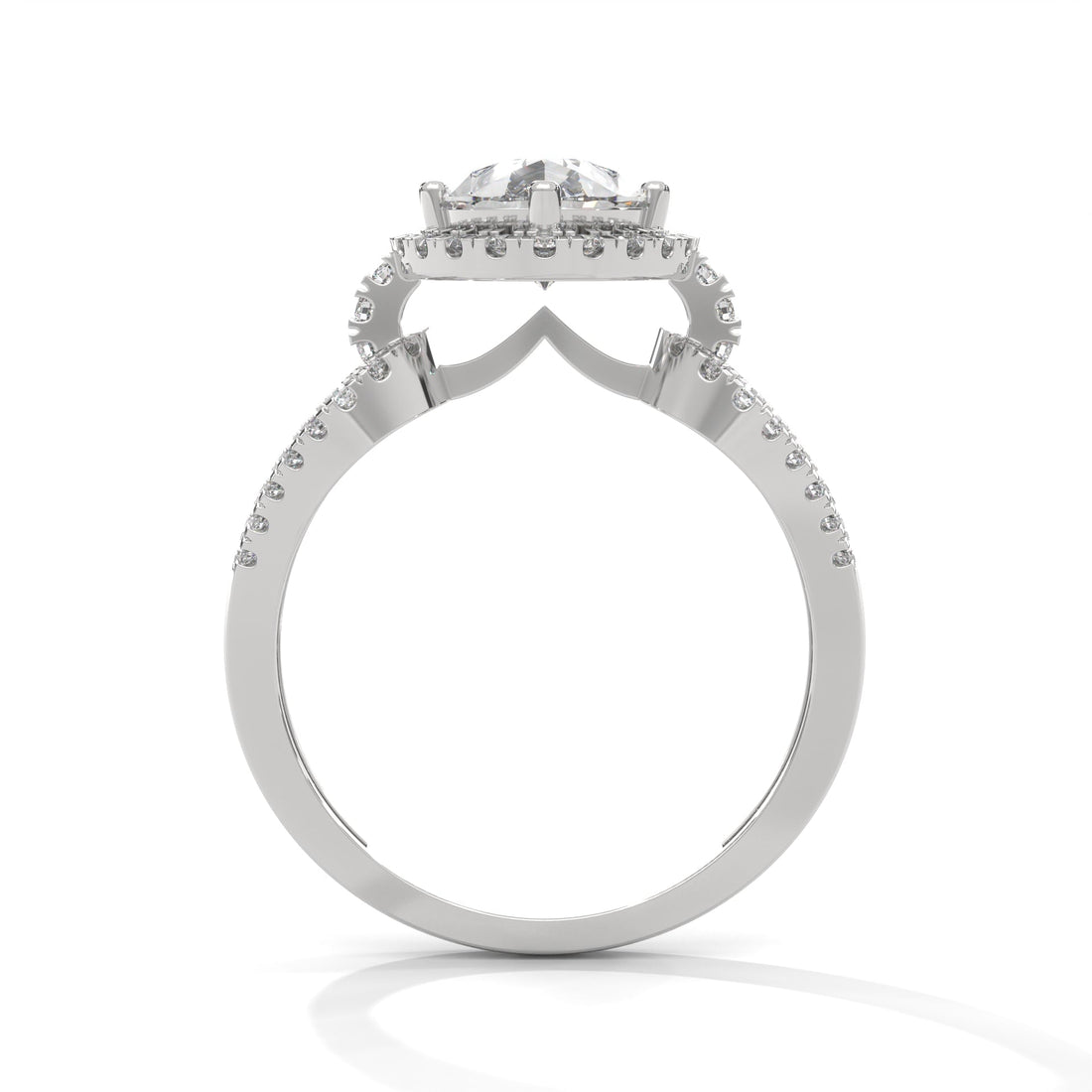 The Luminary Teardrop 2.32 CTW Marquise-Cut Diamond Engagement Ring