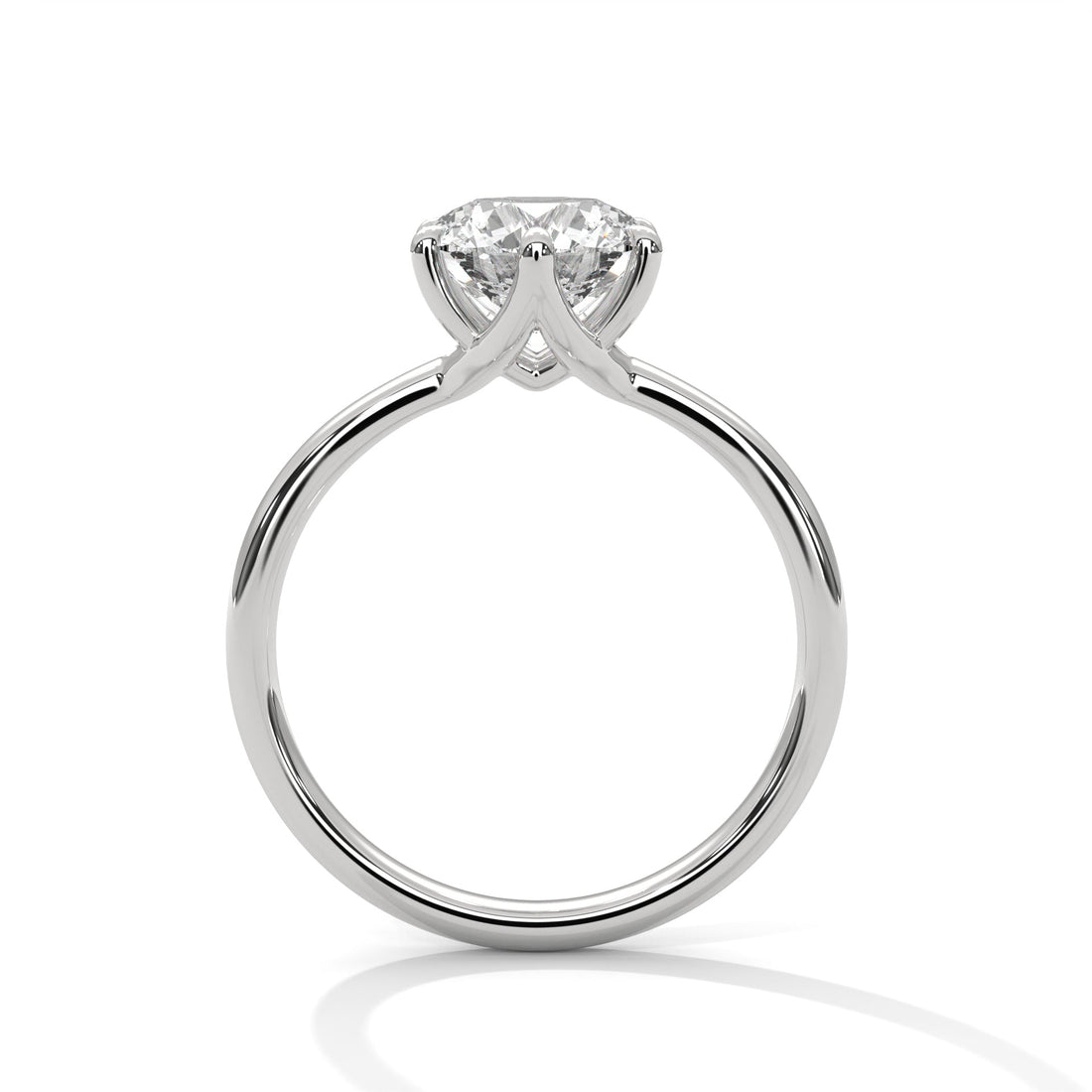 Viora 1.5 ct Cushion Lab-Grown Diamond Solitaire Engagement Ring