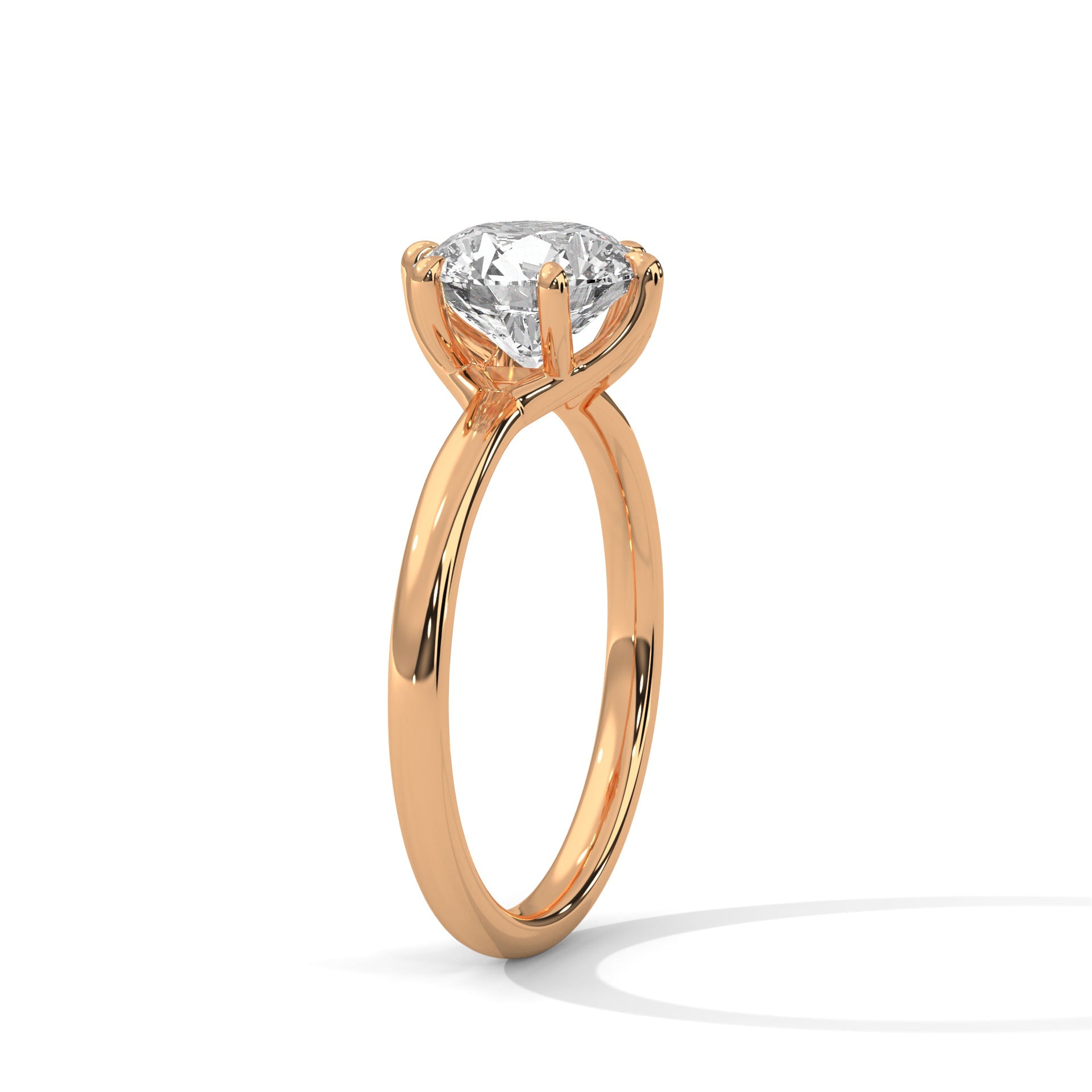 Viora 1.5 ct Cushion Lab-Grown Diamond Solitaire Engagement Ring