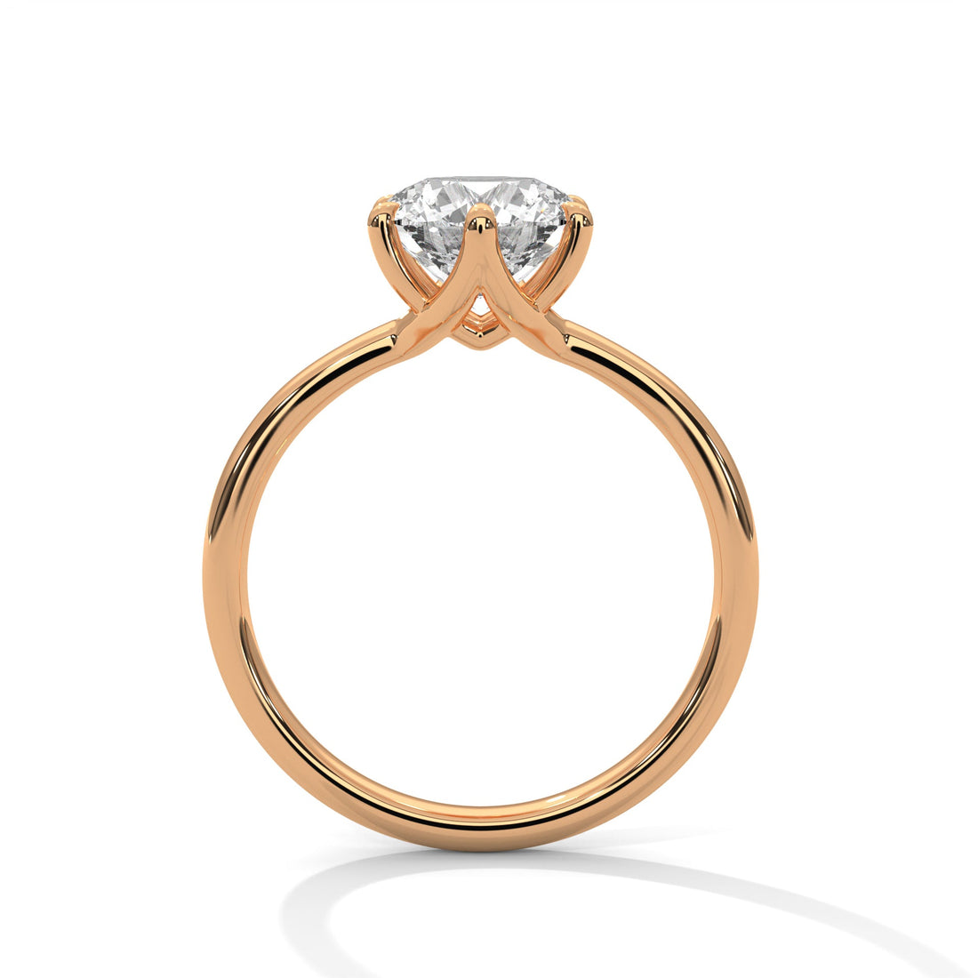 Viora 1.5 ct Cushion Lab-Grown Diamond Solitaire Engagement Ring