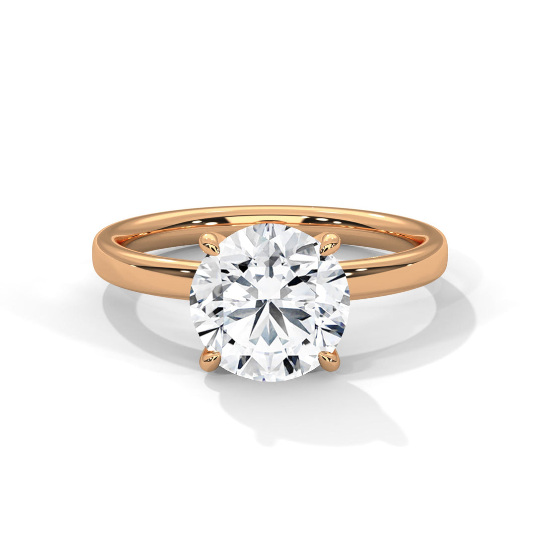 Vesper 1.5ct Round Lab-Grown Diamond Solitaire Engagement Ring