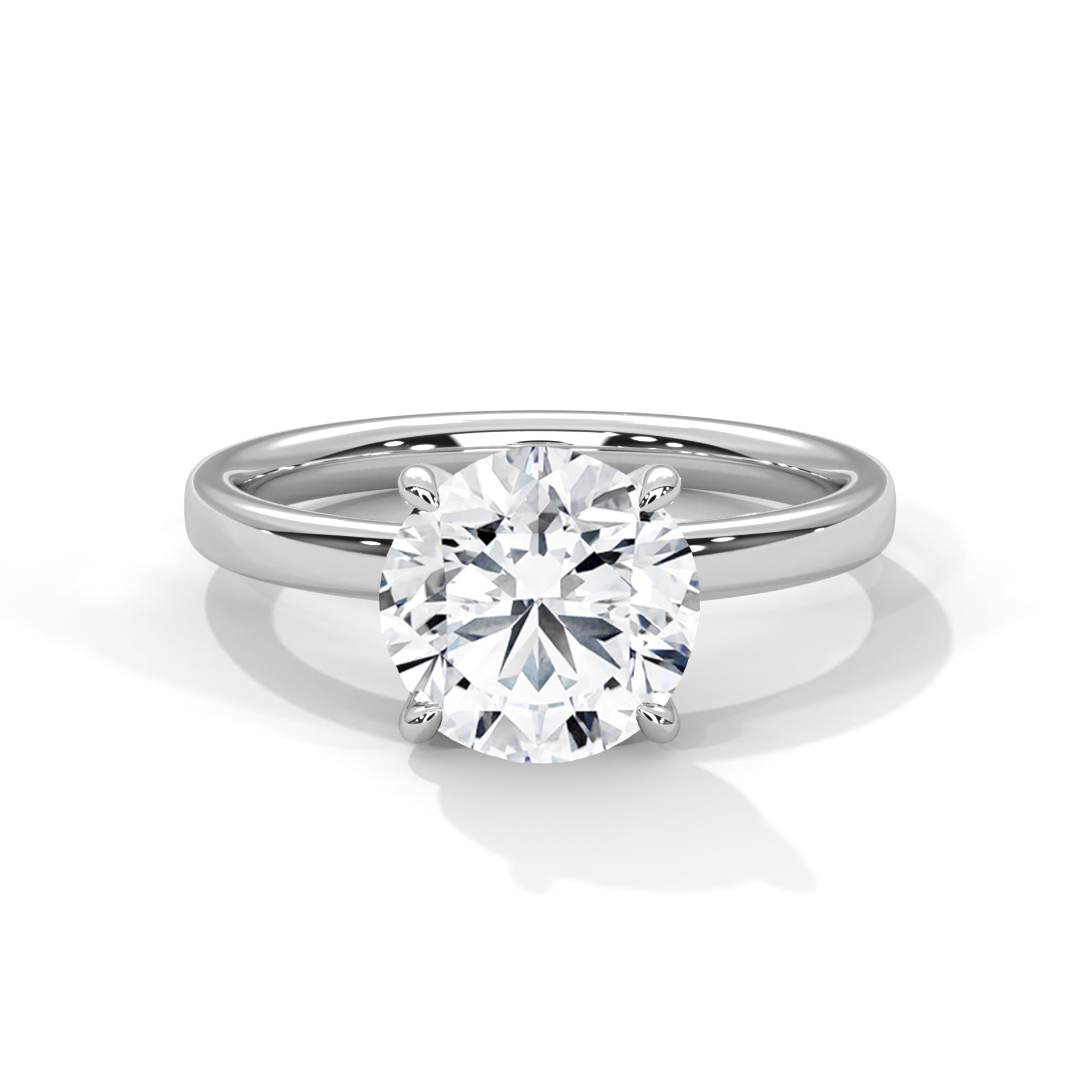 Vesper 1.5ct Round Lab-Grown Diamond Solitaire Engagement Ring