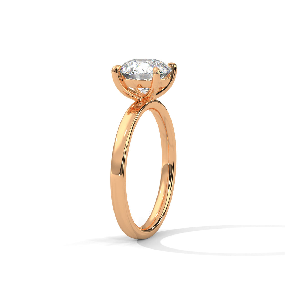 Classic Elegance 2 CT Round-Cut Diamond Solitaire Ring | 14K & 18K Gold