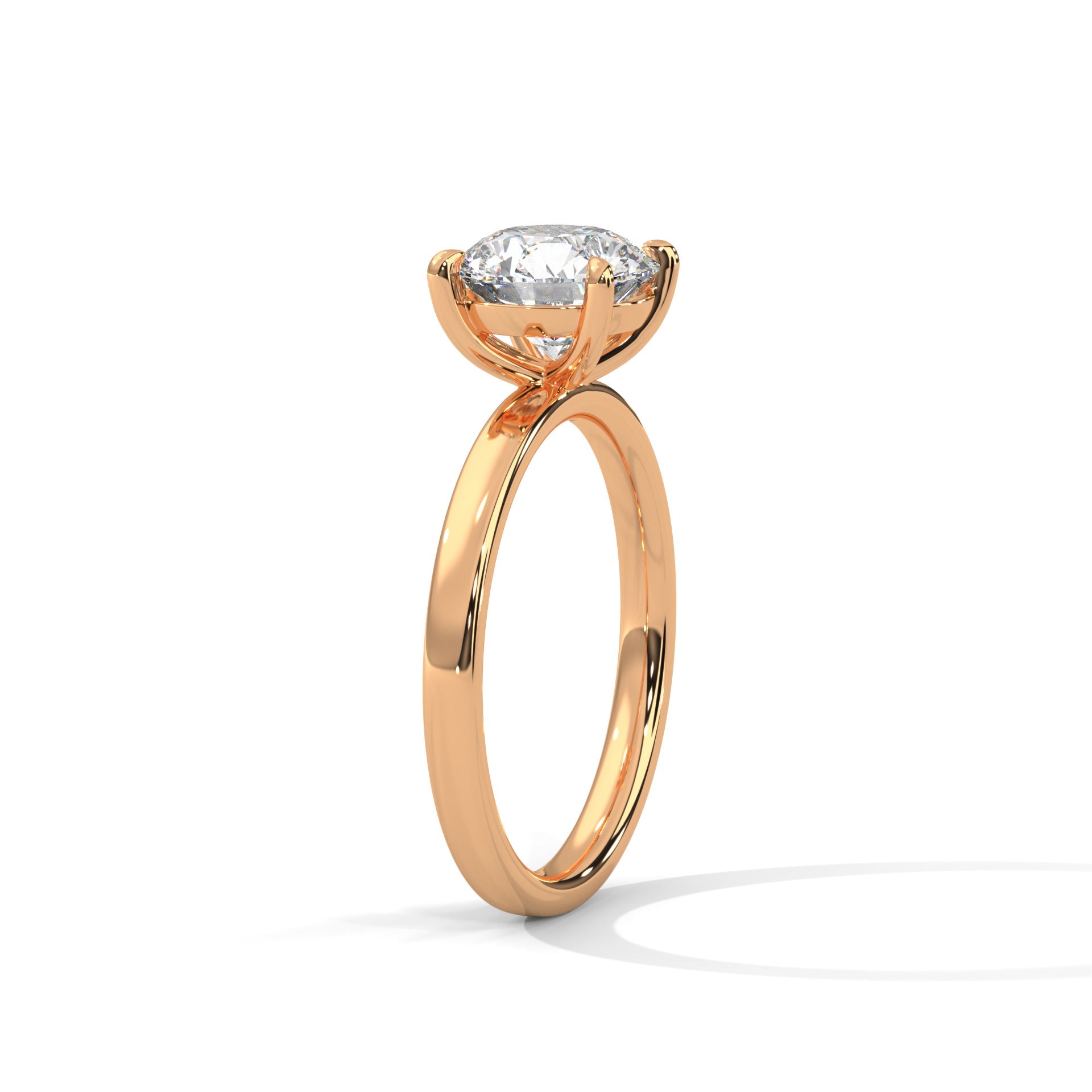 Vesper 1.5ct Round Lab-Grown Diamond Solitaire Engagement Ring