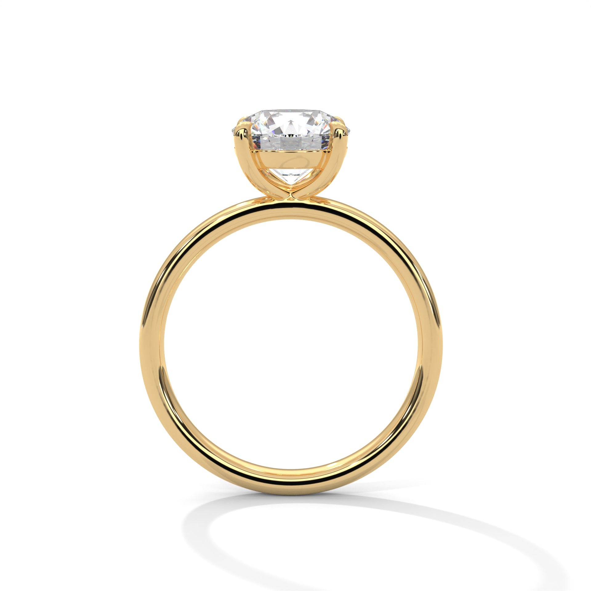 Vesper 1.5ct Round Lab-Grown Diamond Solitaire Engagement Ring