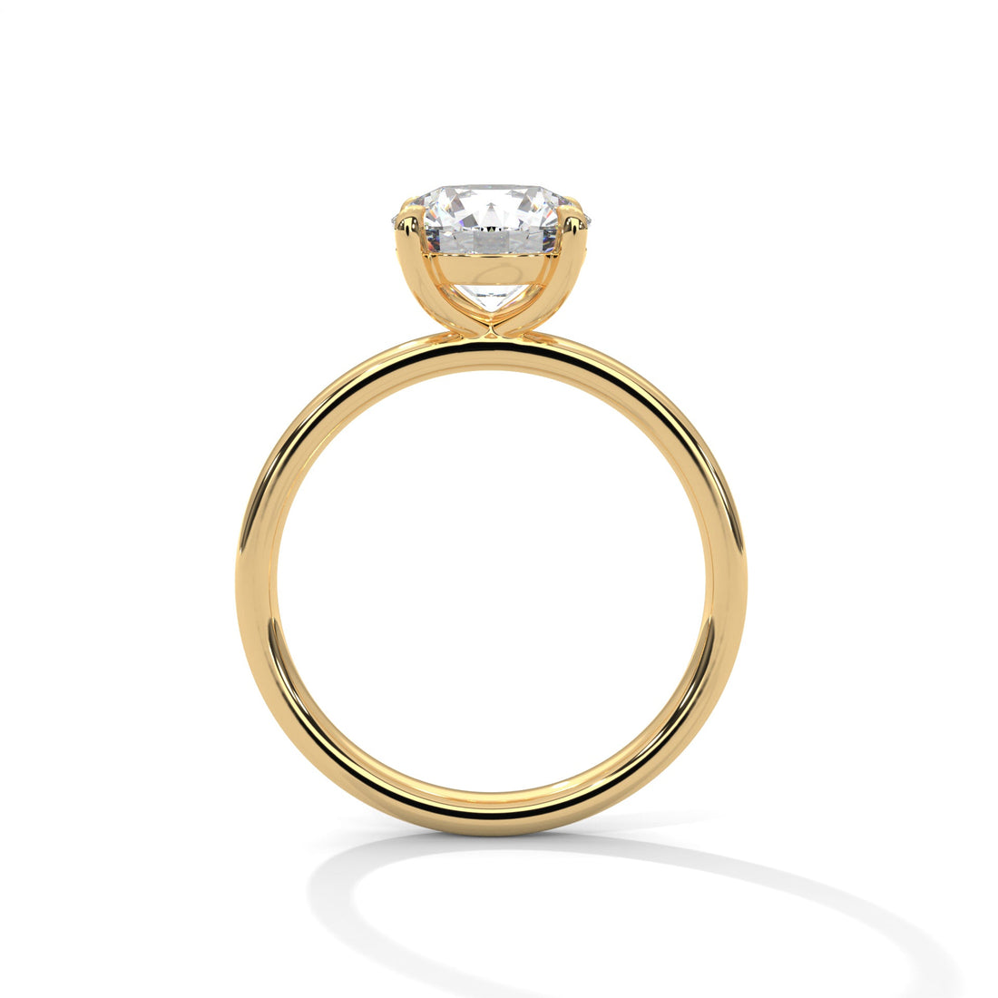 Classic Elegance 2 CT Round-Cut Diamond Solitaire Ring | 14K & 18K Gold