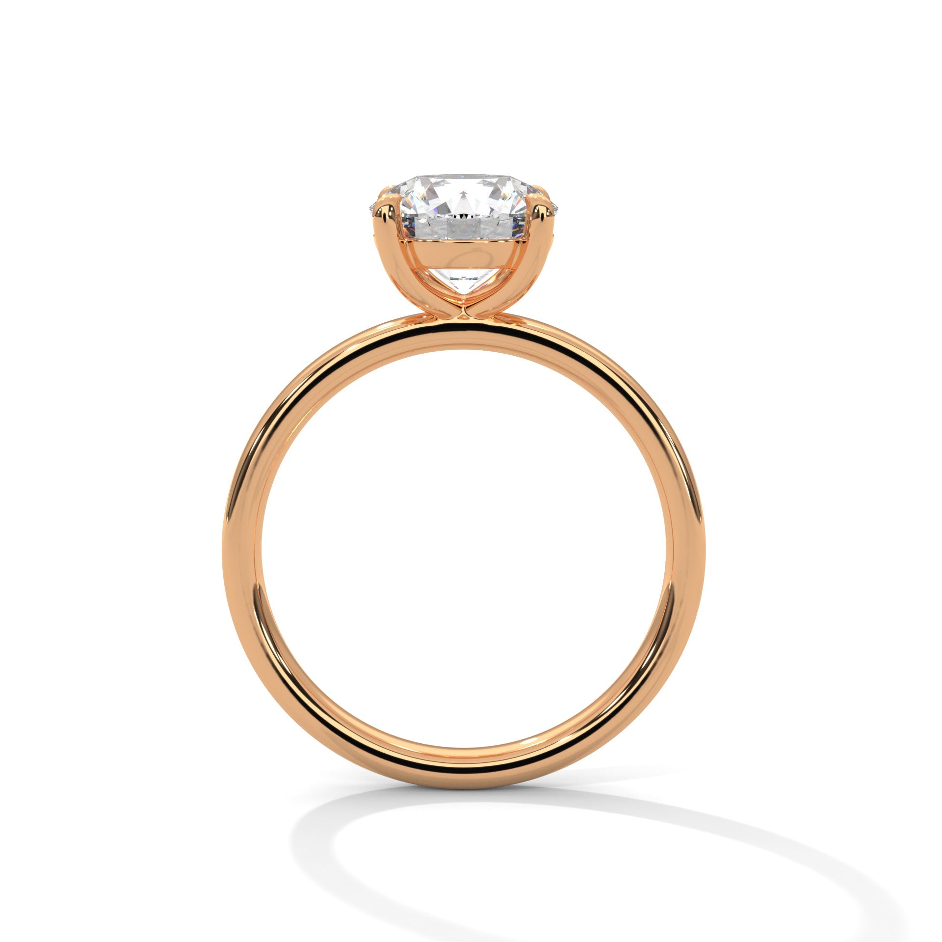 Classic Elegance 2 CT Round-Cut Diamond Solitaire Ring | 14K & 18K Gold