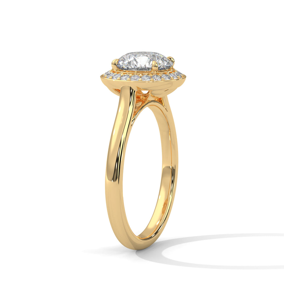 Aura 1.5CT Round Lab-Grown Diamond Engagement Ring | 1.71 CTW