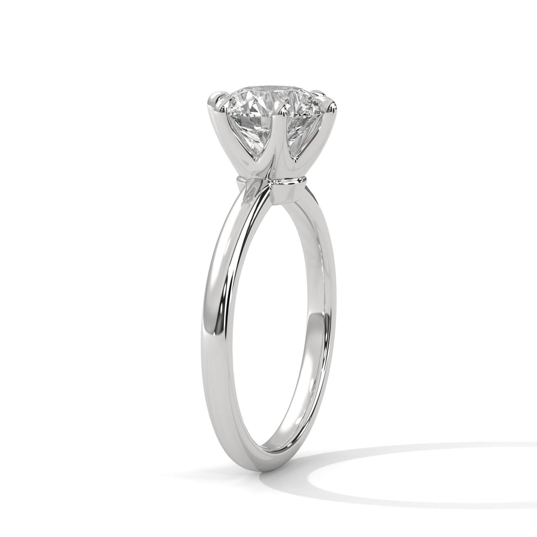 Eternal Elegance 2 CT Round Cut Diamond Solitaire Ring | 14K & 18K Gold