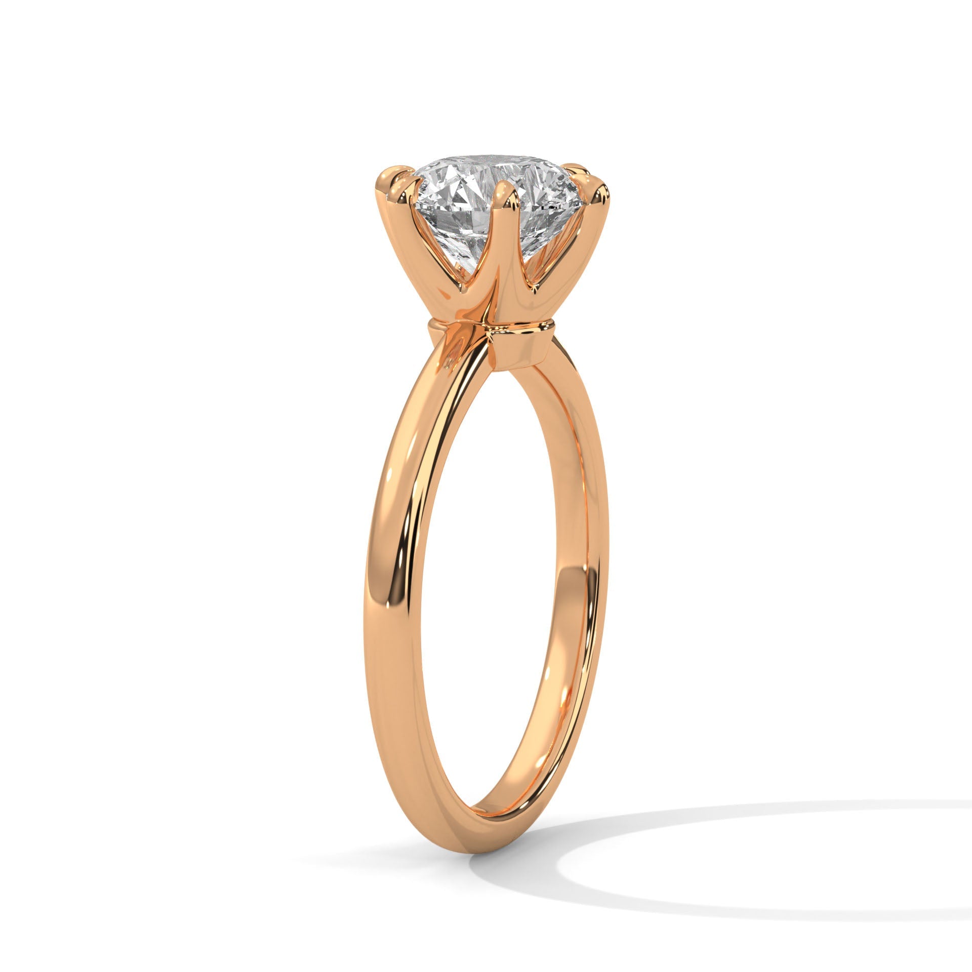 Daphne 1ct Round Lab-Grown Diamond Solitaire Engagement Ring