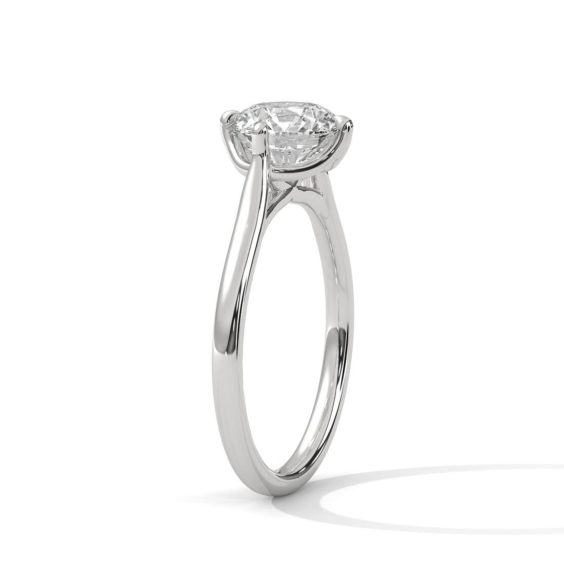 Radiant Glow 1.5 CT Lab Grown Diamond Round-Cut Solitaire Ring | E VS1