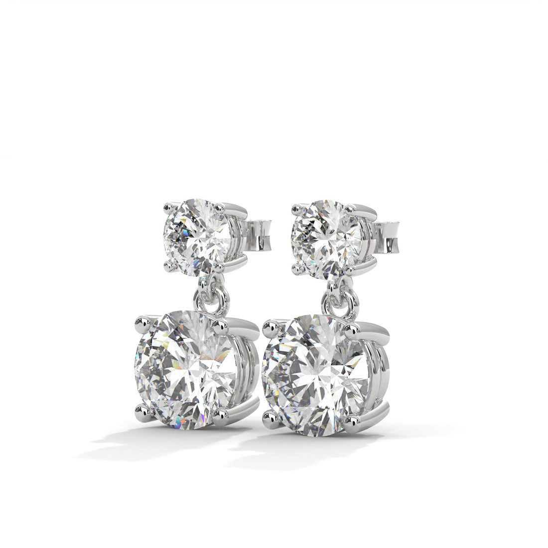 14K Gold Lab-Grown Diamond Drop Earrings| 3-6 CTW