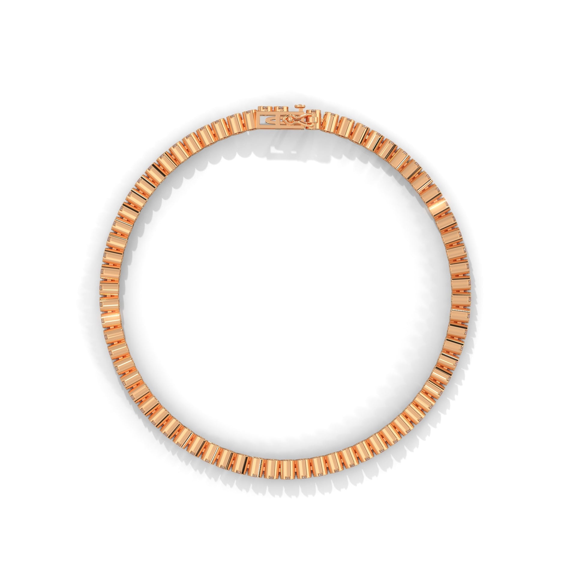 EternaLuxe Round-Cut Lab-Grown Diamond Tennis Bracelet | 1.30 CTW