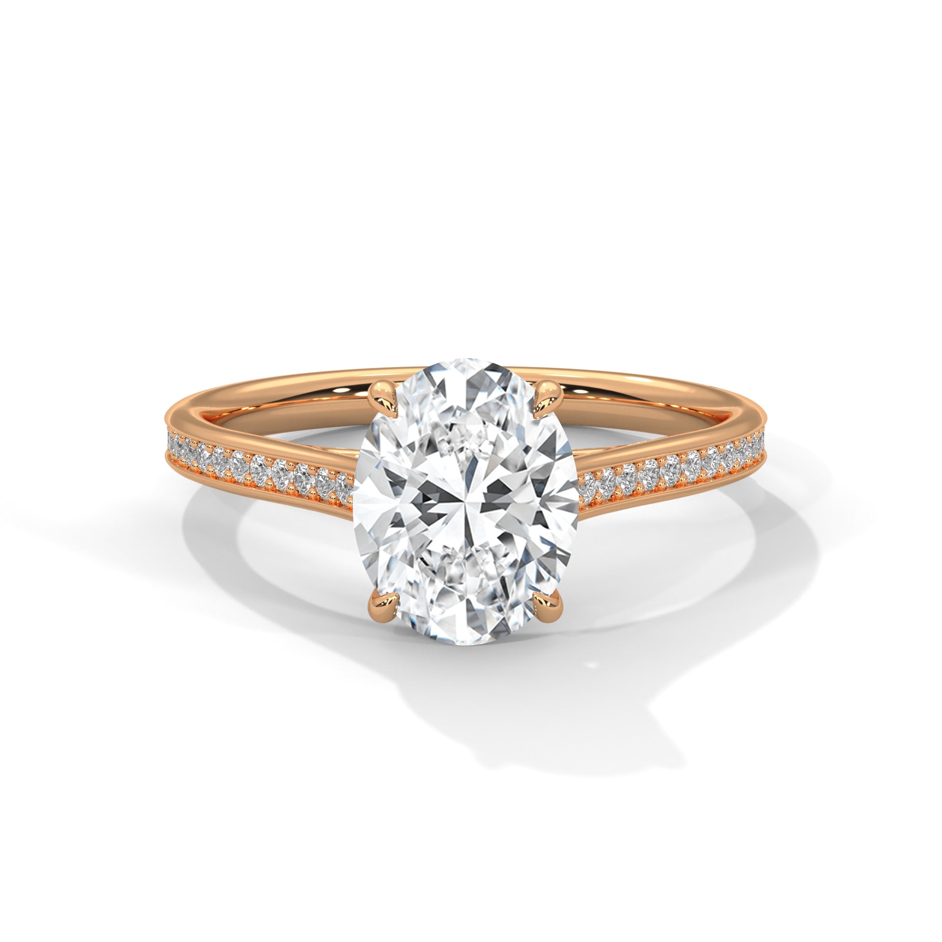 Radiance 1.5CT Oval Lab-Grown Diamond Engagement Ring | 1.67 CTW