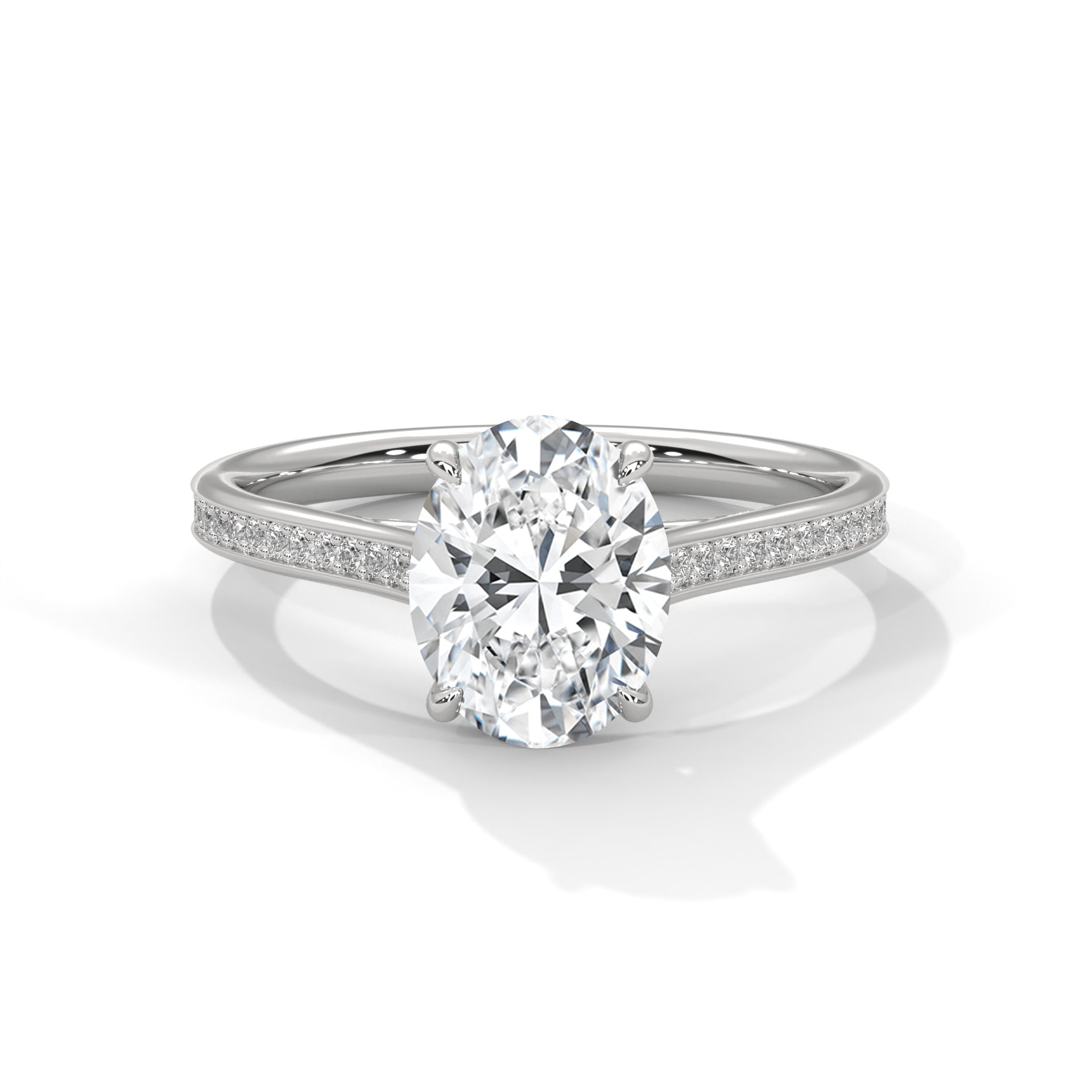 Radiance 1.5CT Oval Lab-Grown Diamond Engagement Ring | 1.67 CTW