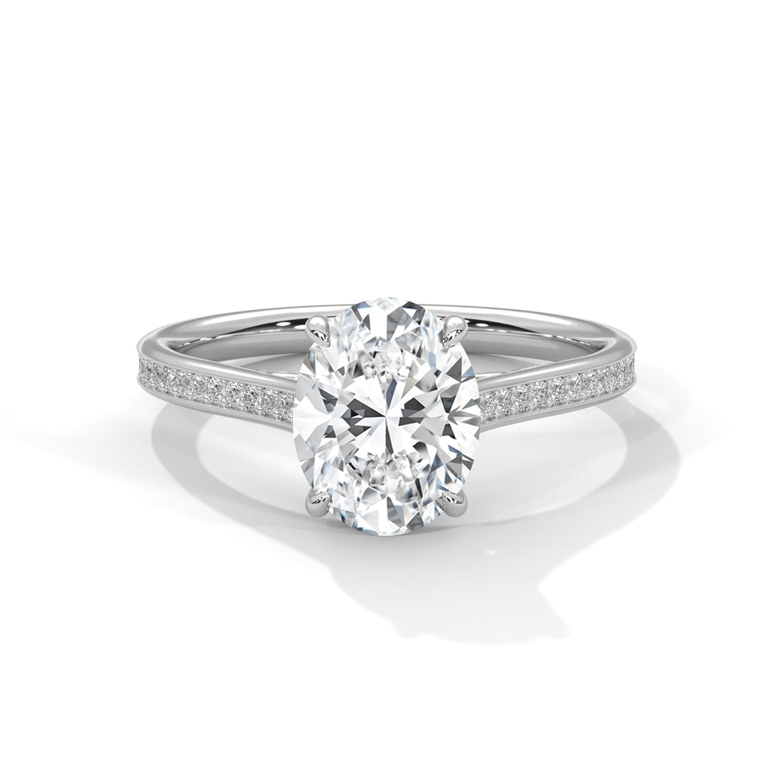Radiance 1.5CT Oval Lab-Grown Diamond Engagement Ring | 1.67 CTW
