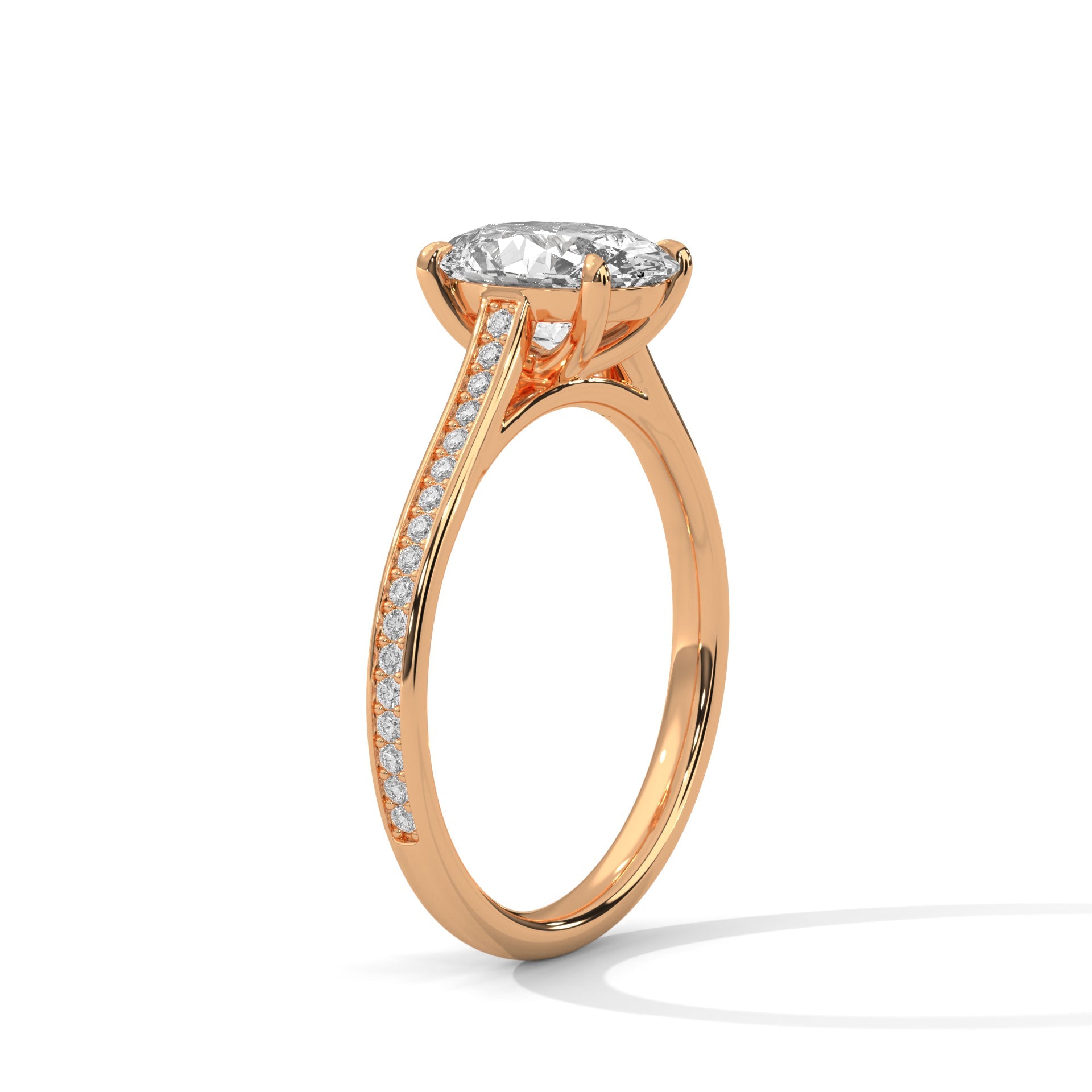 Radiance 1.5CT Oval Lab-Grown Diamond Engagement Ring | 1.67 CTW