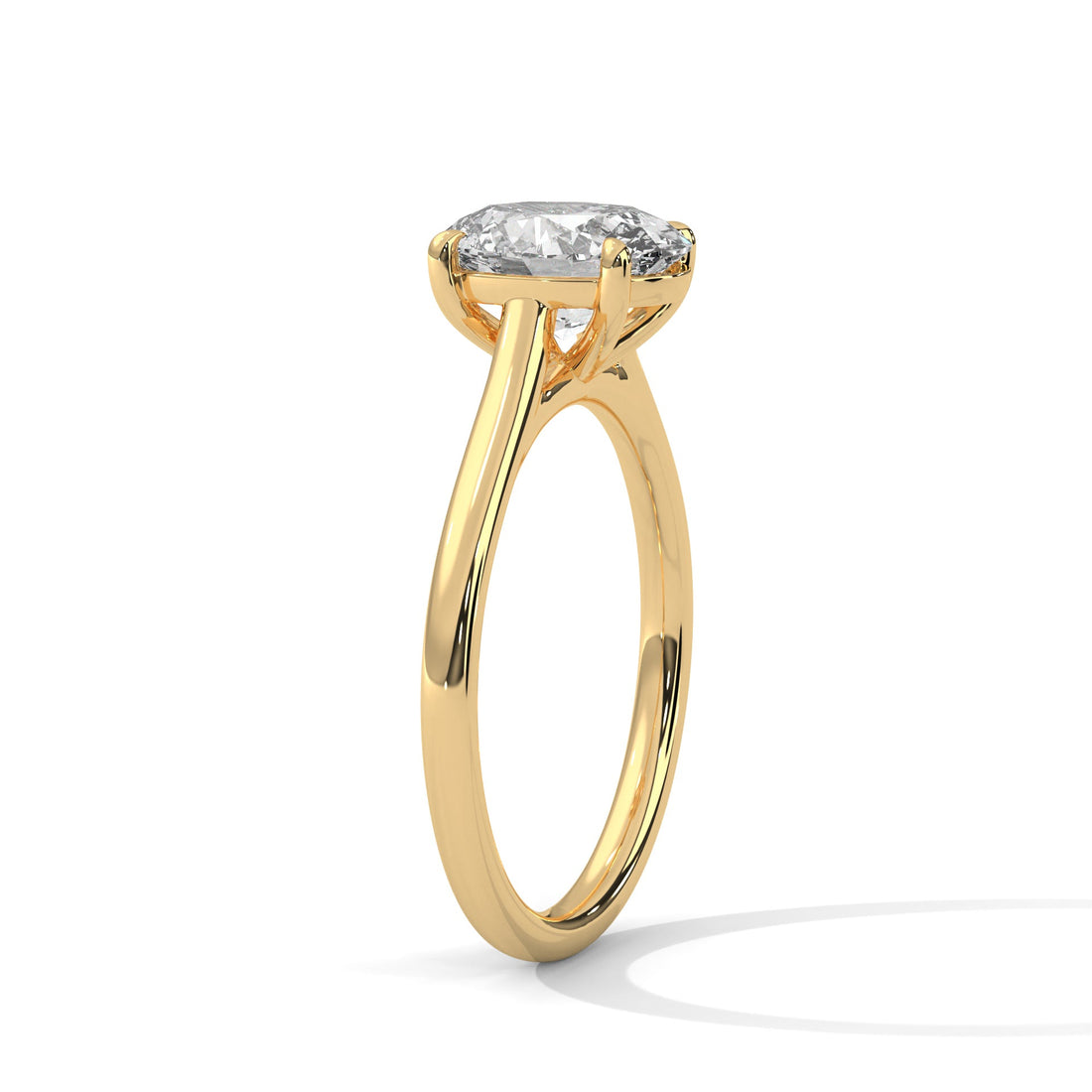 Opulent Grace 3CT Oval Lab-Grown Diamond Engagement Ring