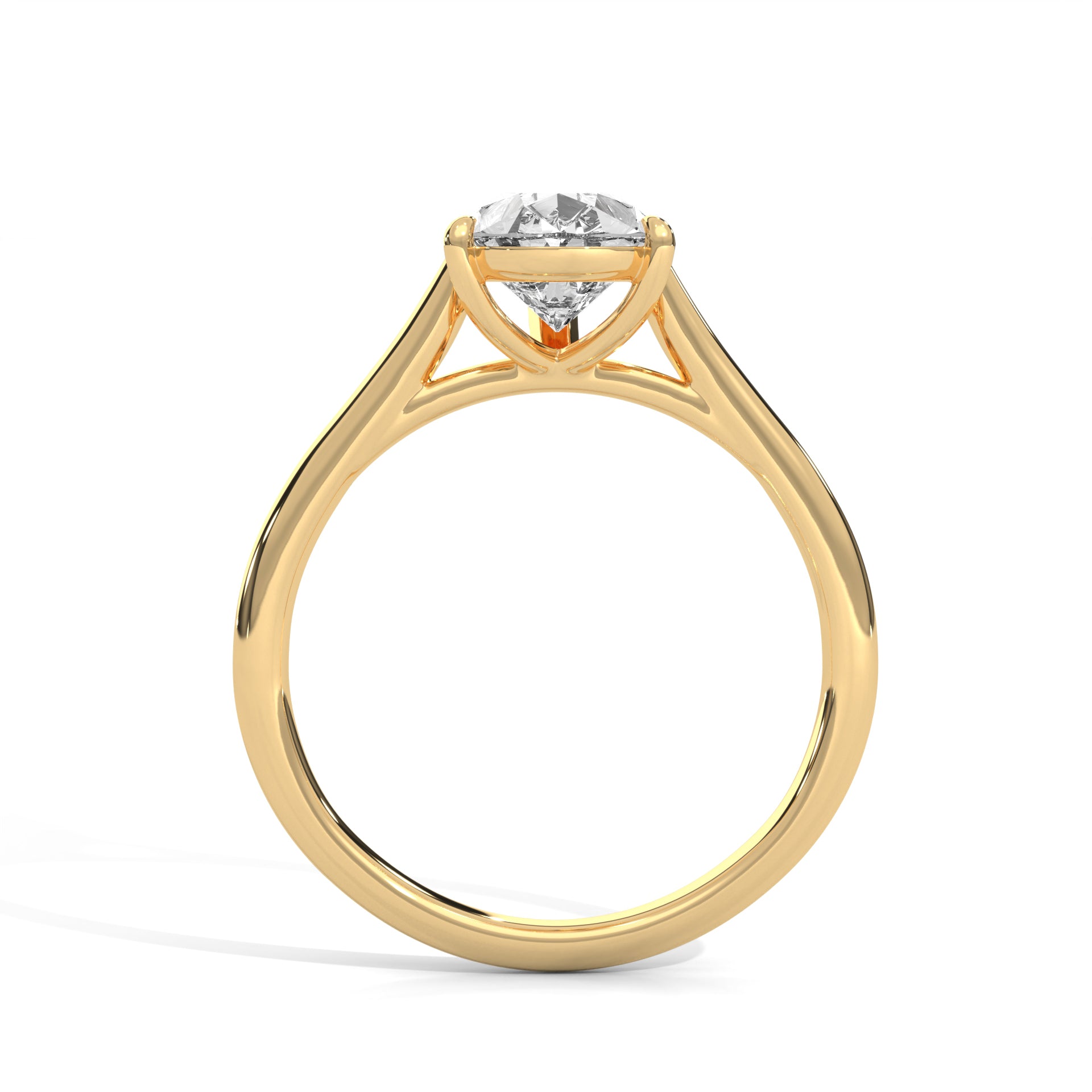 Solitaire 1.5ct Pear Lab-Grown Diamond Engagement Ring | E VS