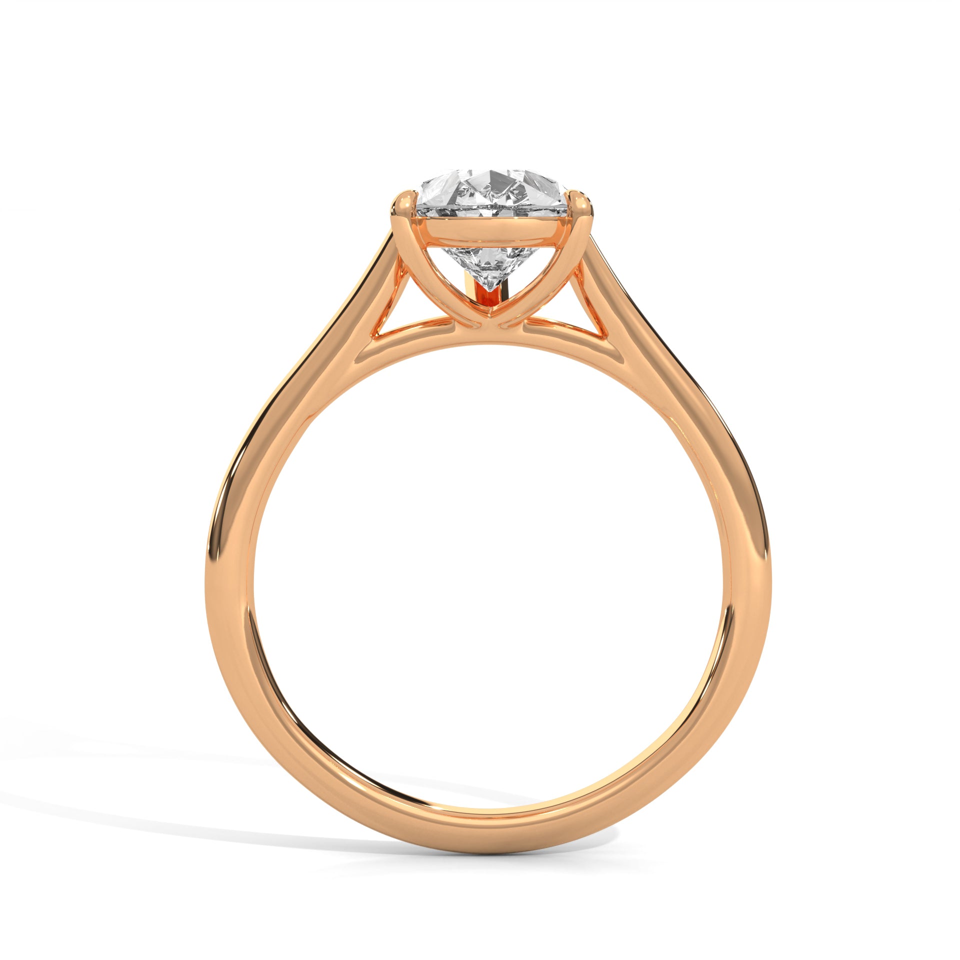 Solitaire 1.5ct Pear Lab-Grown Diamond Engagement Ring | E VS
