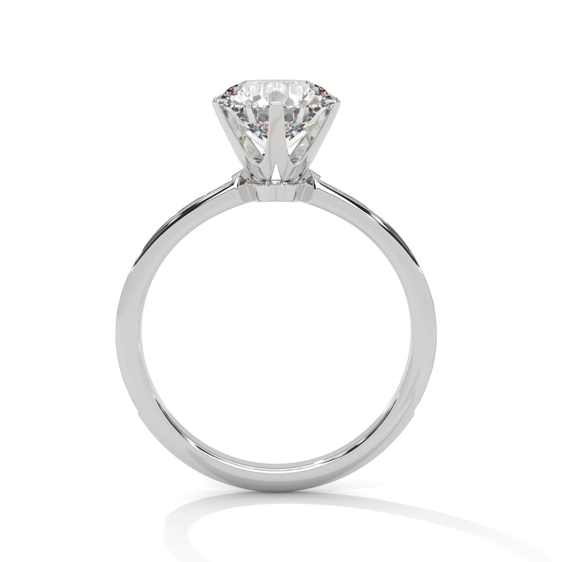 Fiona 3ct Round Lab-Grown Diamond Solitaire Engagement Ring | 3.24 CTW