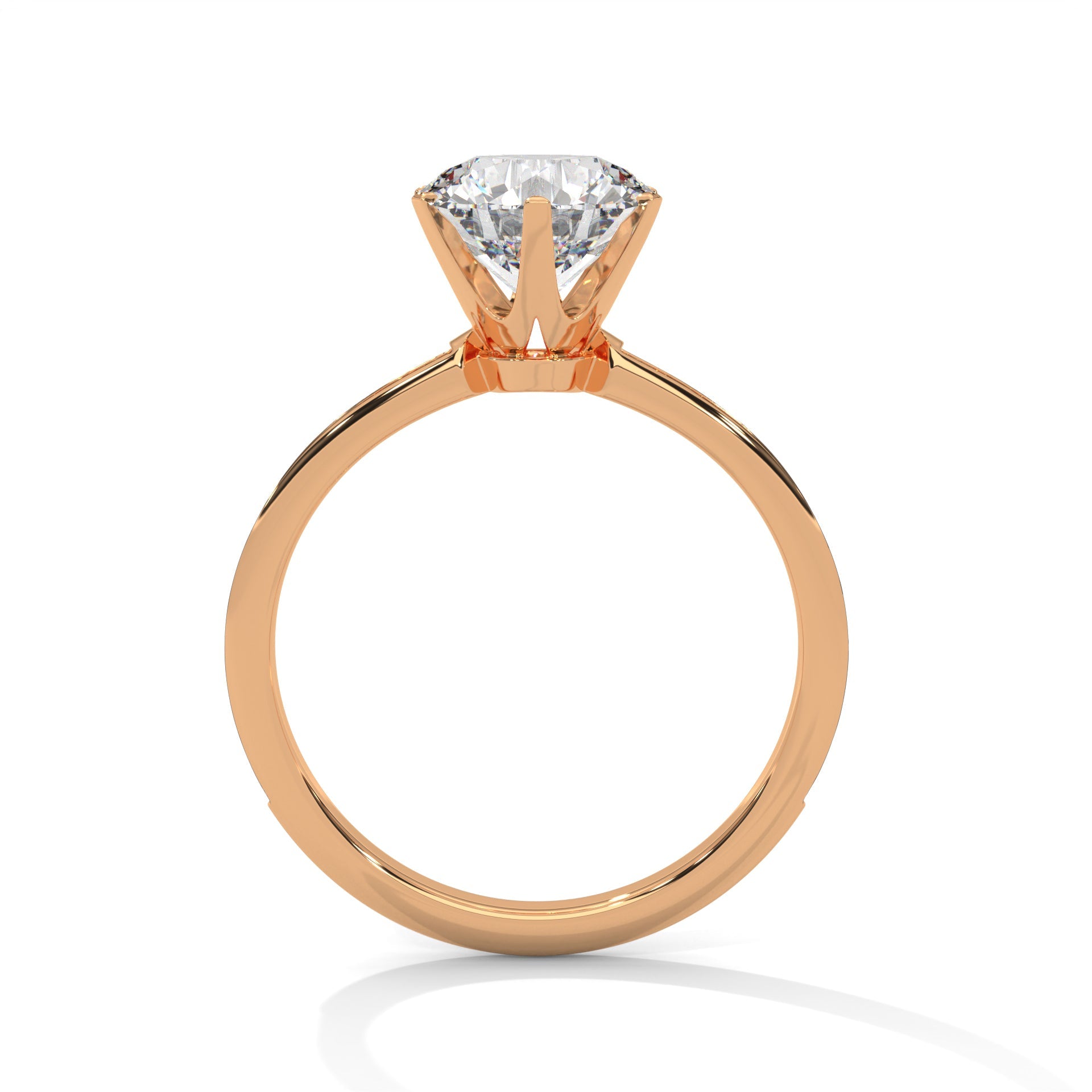 Fiona 3ct Round Lab-Grown Diamond Solitaire Engagement Ring | 3.24 CTW