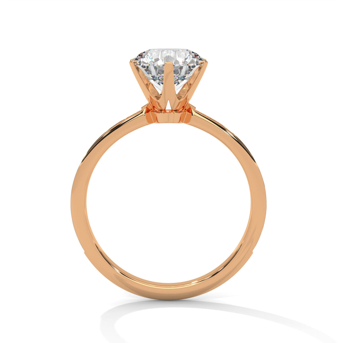 Fiona 3ct Round Lab-Grown Diamond Solitaire Engagement Ring | 3.24 CTW