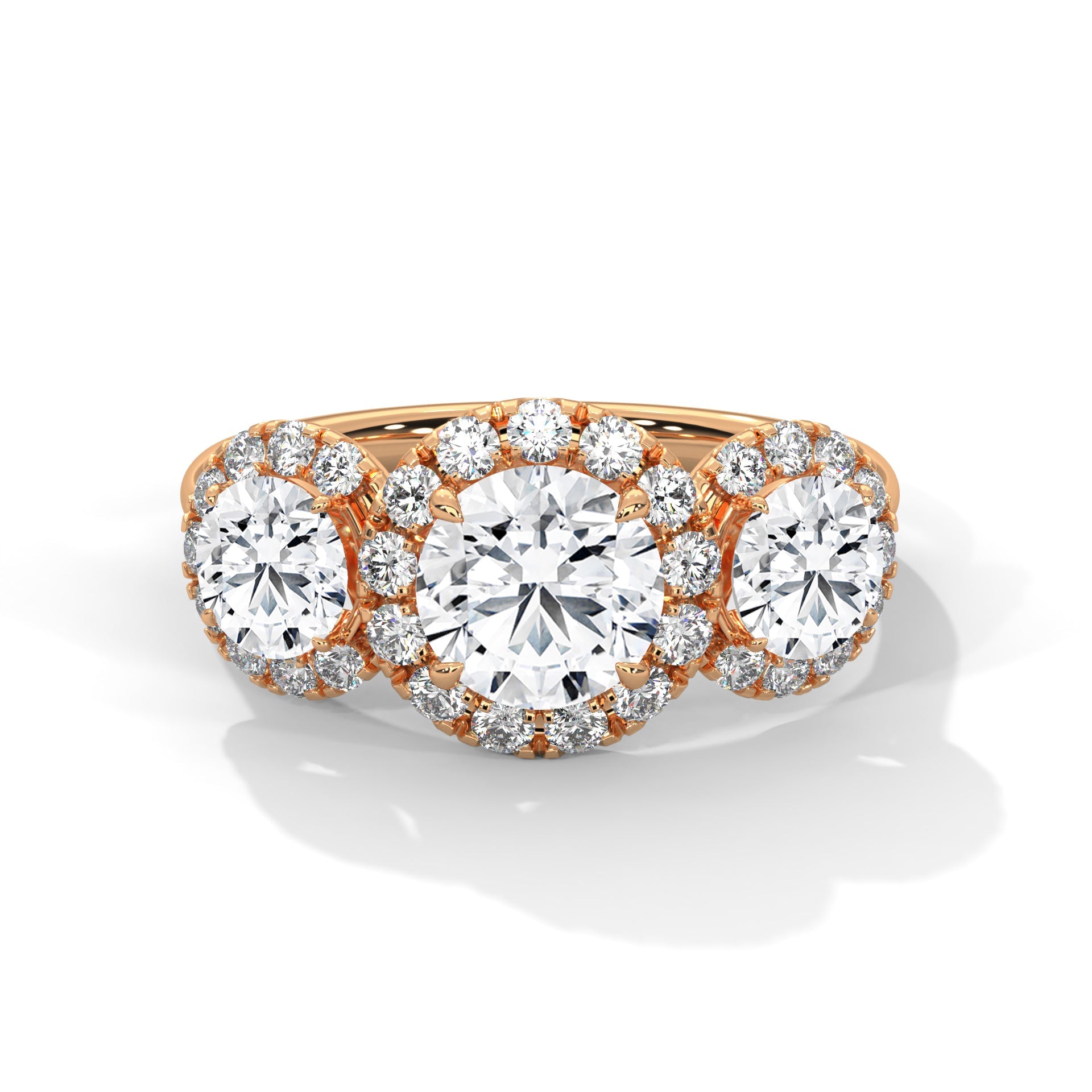 Harmony 1.5CT Round Lab-Grown Diamond Engagement Ring | 2.56 CTW