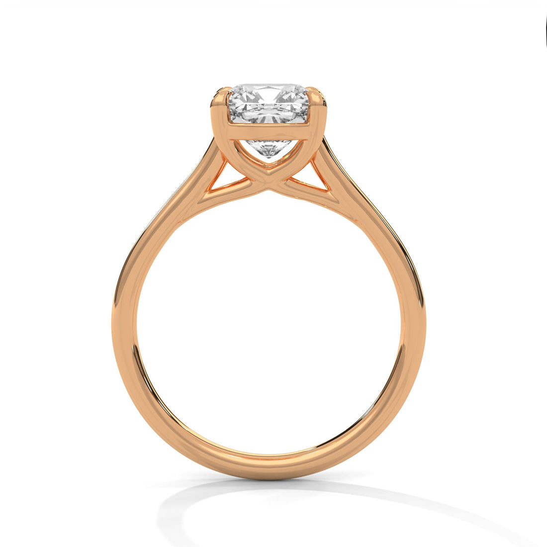 Timeless Elegance 2 CT Cushion-Cut Diamond Solitaire Ring | F-VS1